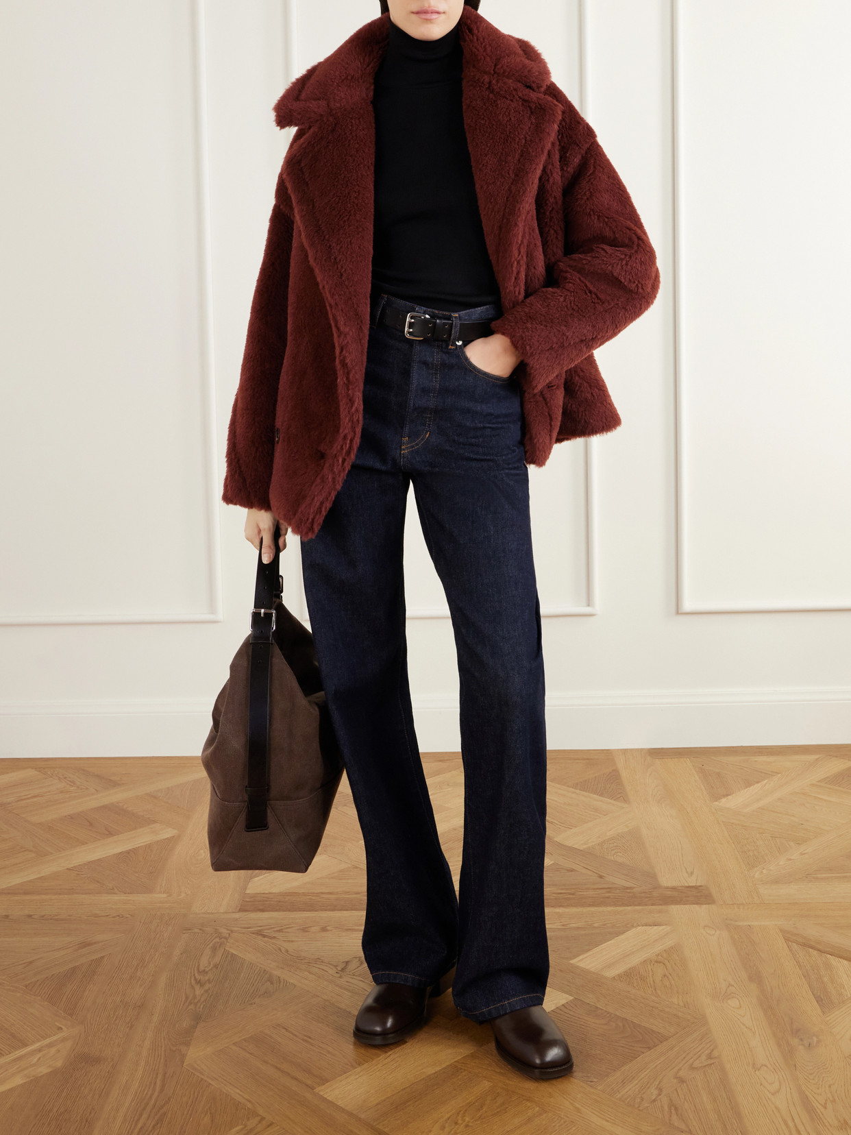 Malcuno Alpaca, Virgin Wool And Silk-Blend Coat