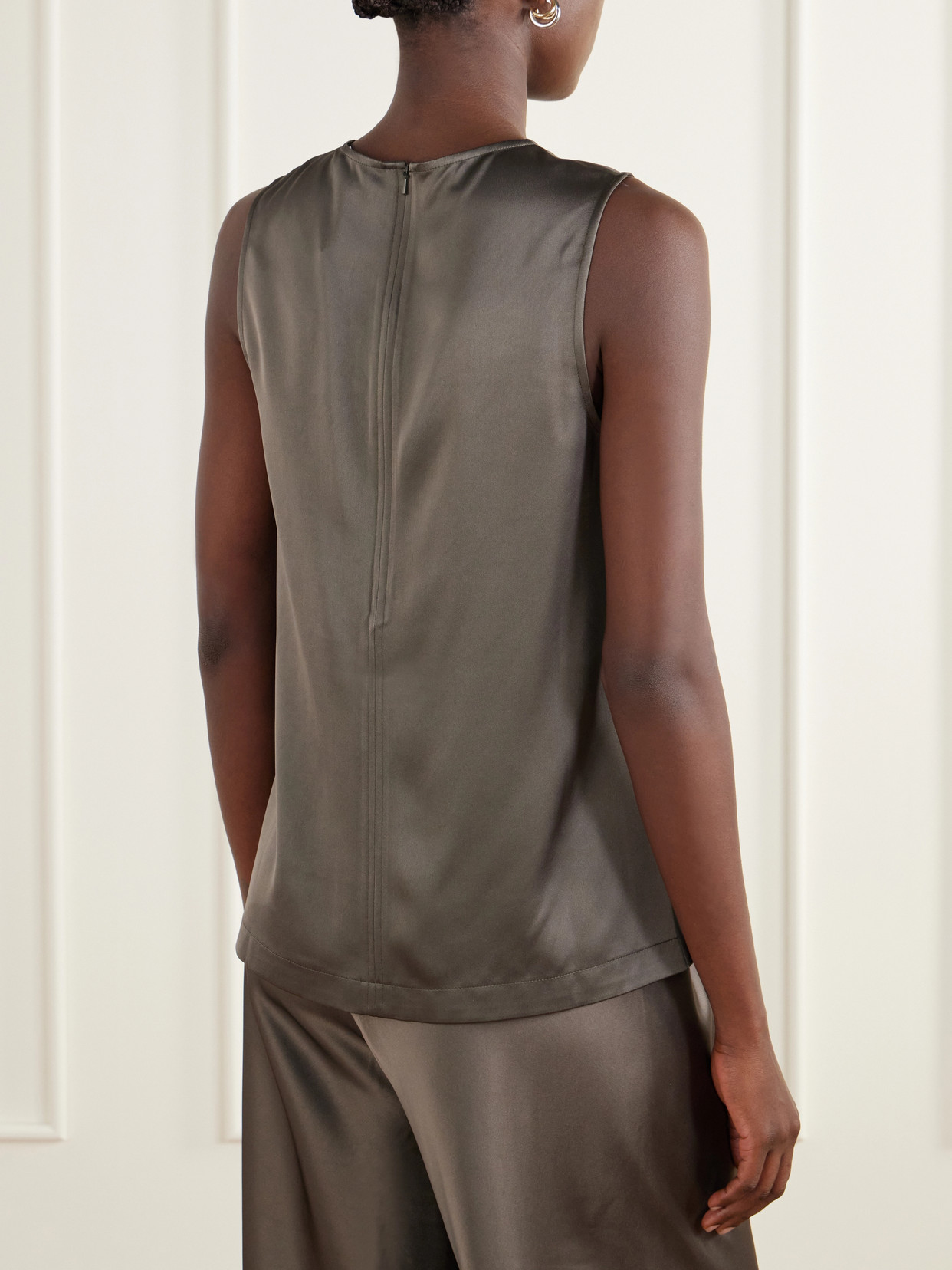 Crepe-Satin Cami