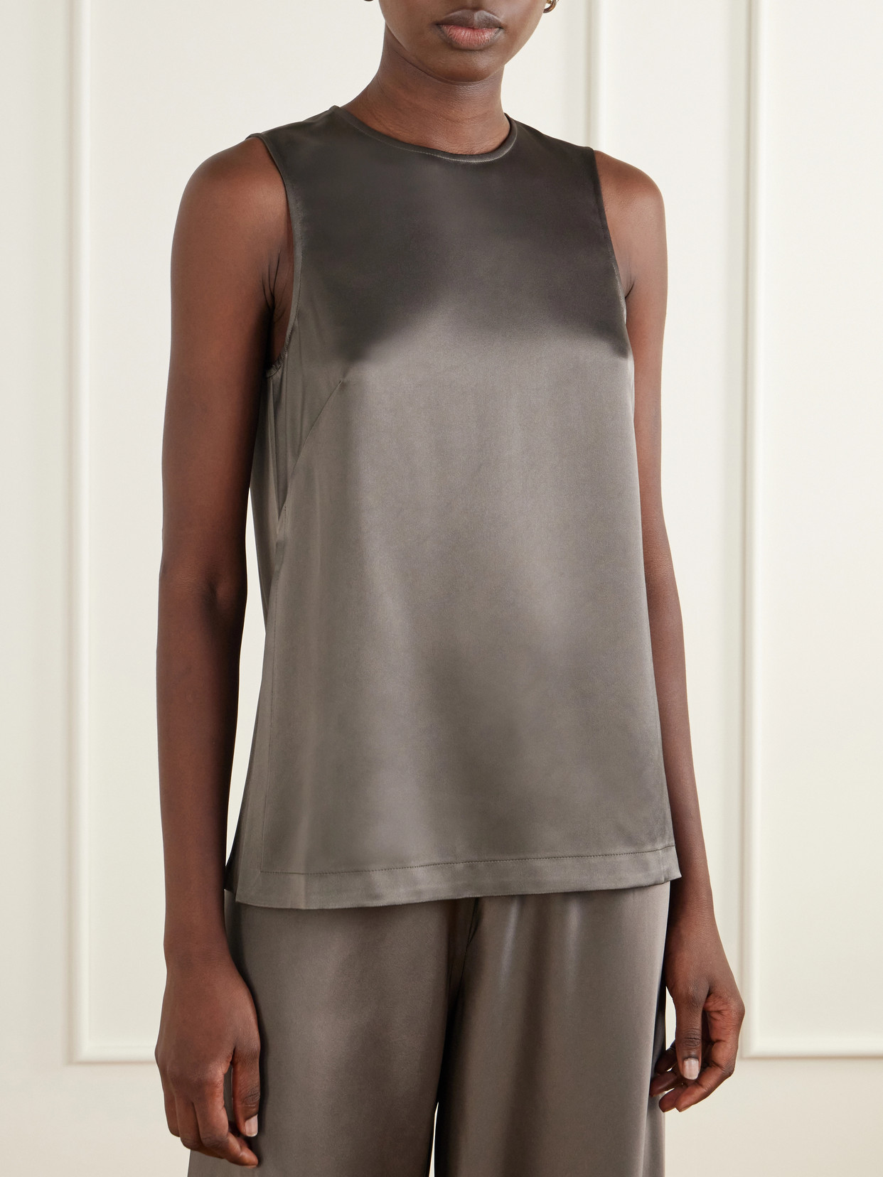 Crepe-Satin Cami