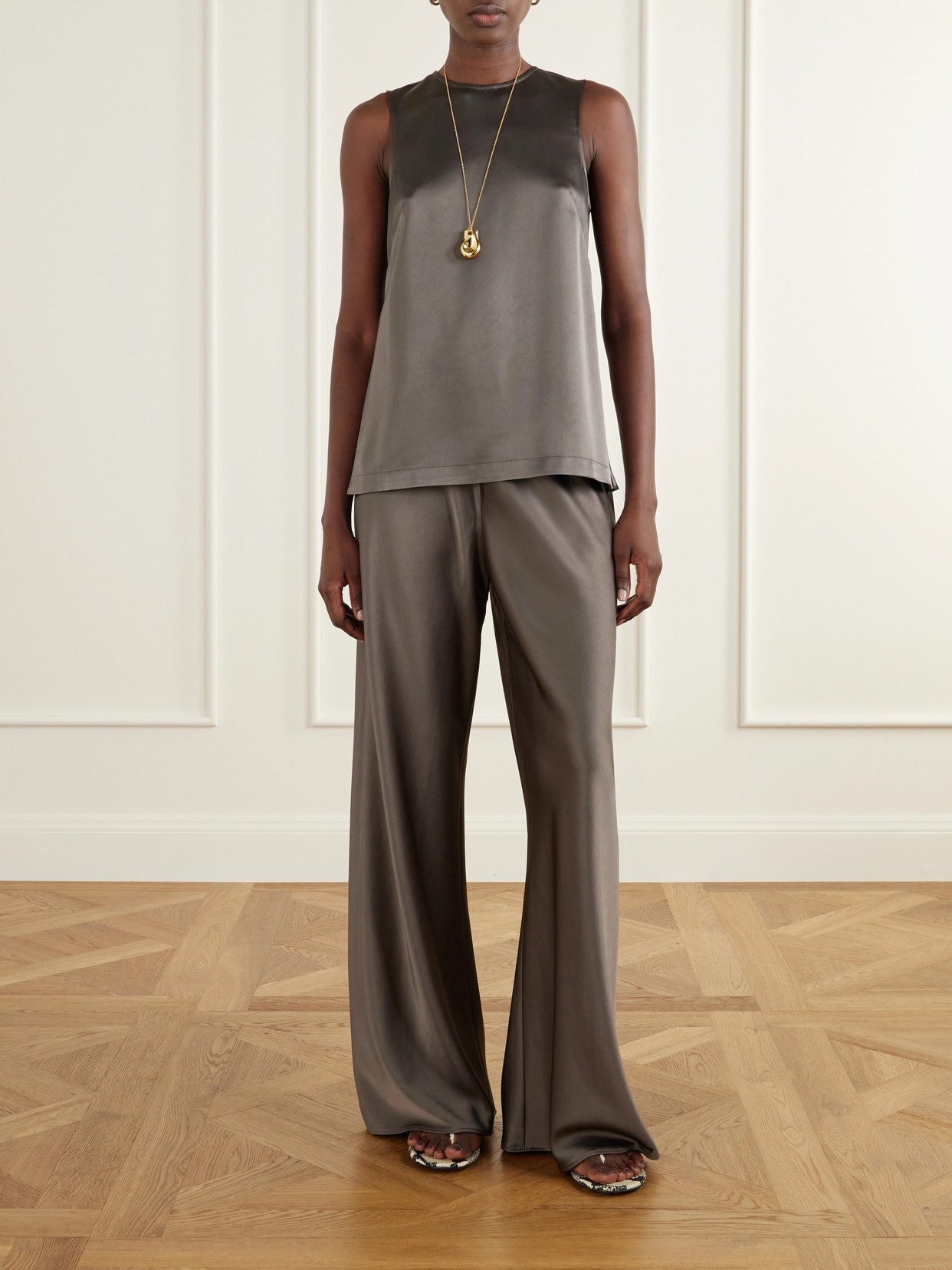 Crepe-Satin Cami