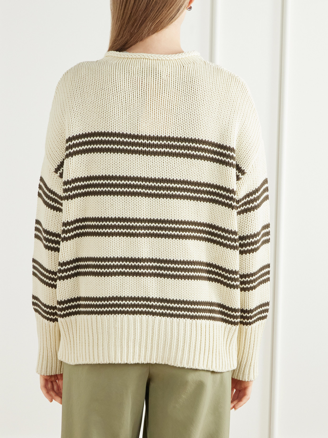 Marina Striped Cotton Sweater