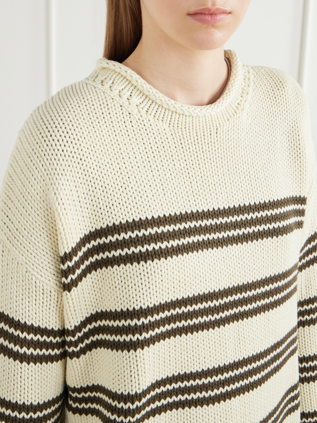 Marina Striped Cotton Sweater