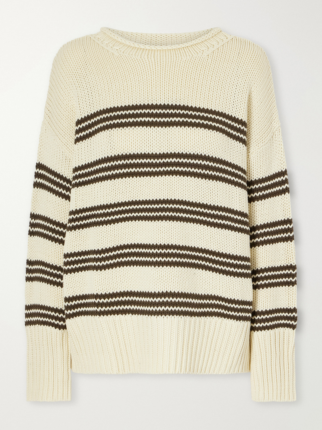 Marina Striped Cotton Sweater
