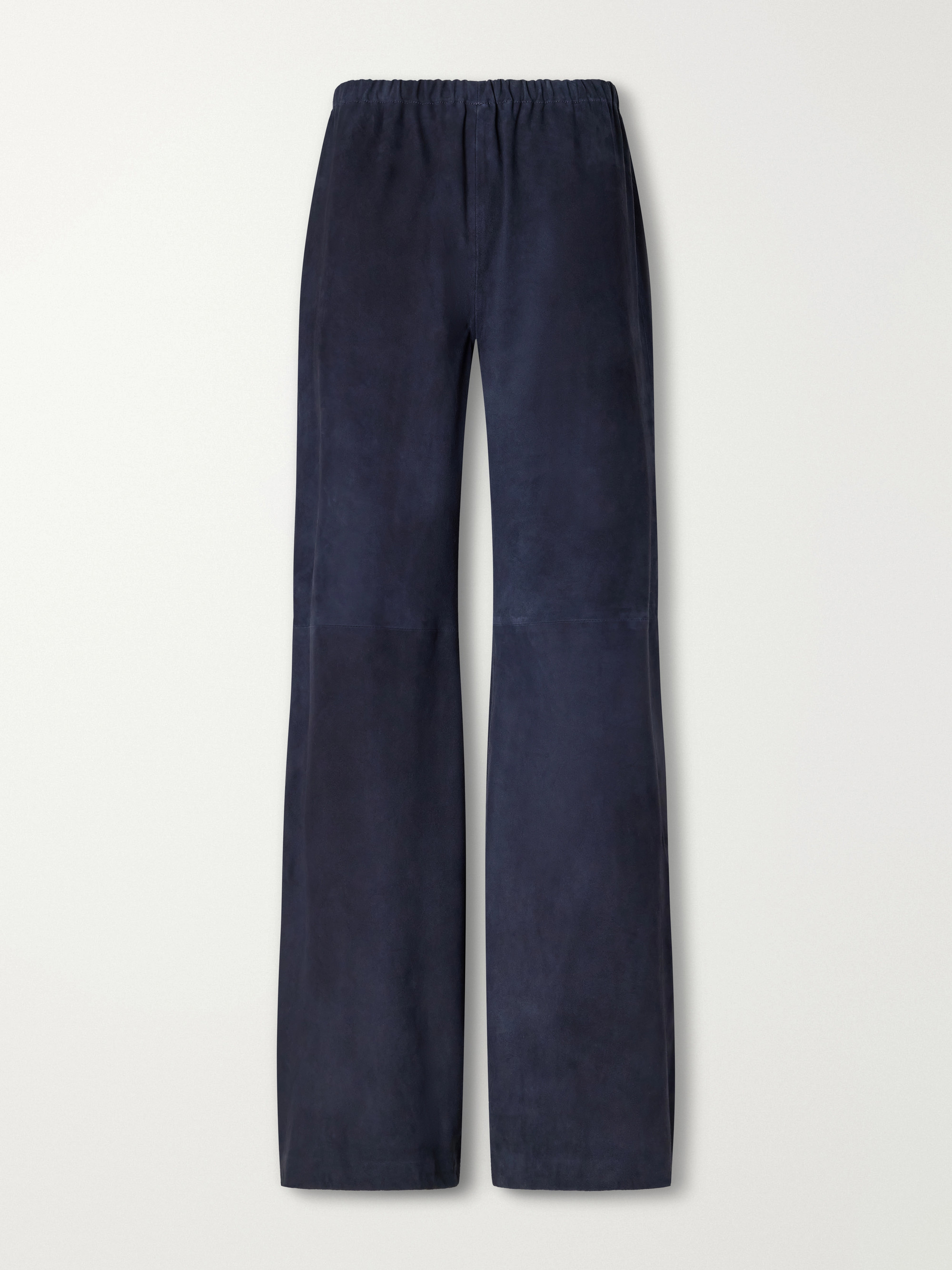 La Ligne Colby paneled suede wide-leg pants