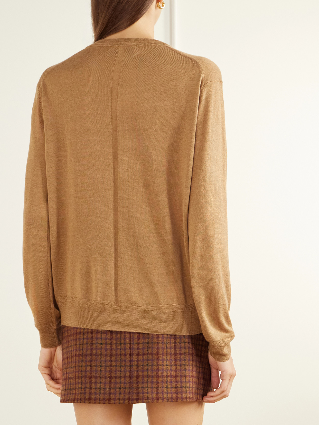 Ben Silk, Wool And Cashmere-Blend Sweater