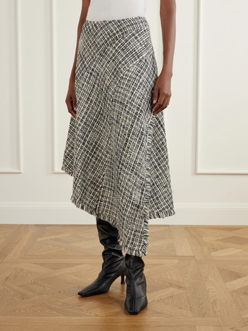 Proenza Schouler White Label Layne tweed midi skirt