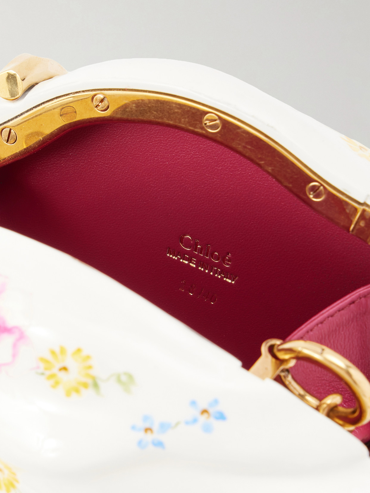 Chloé - Souvenir Treasures Floral-Print Resin Shoulder Bag