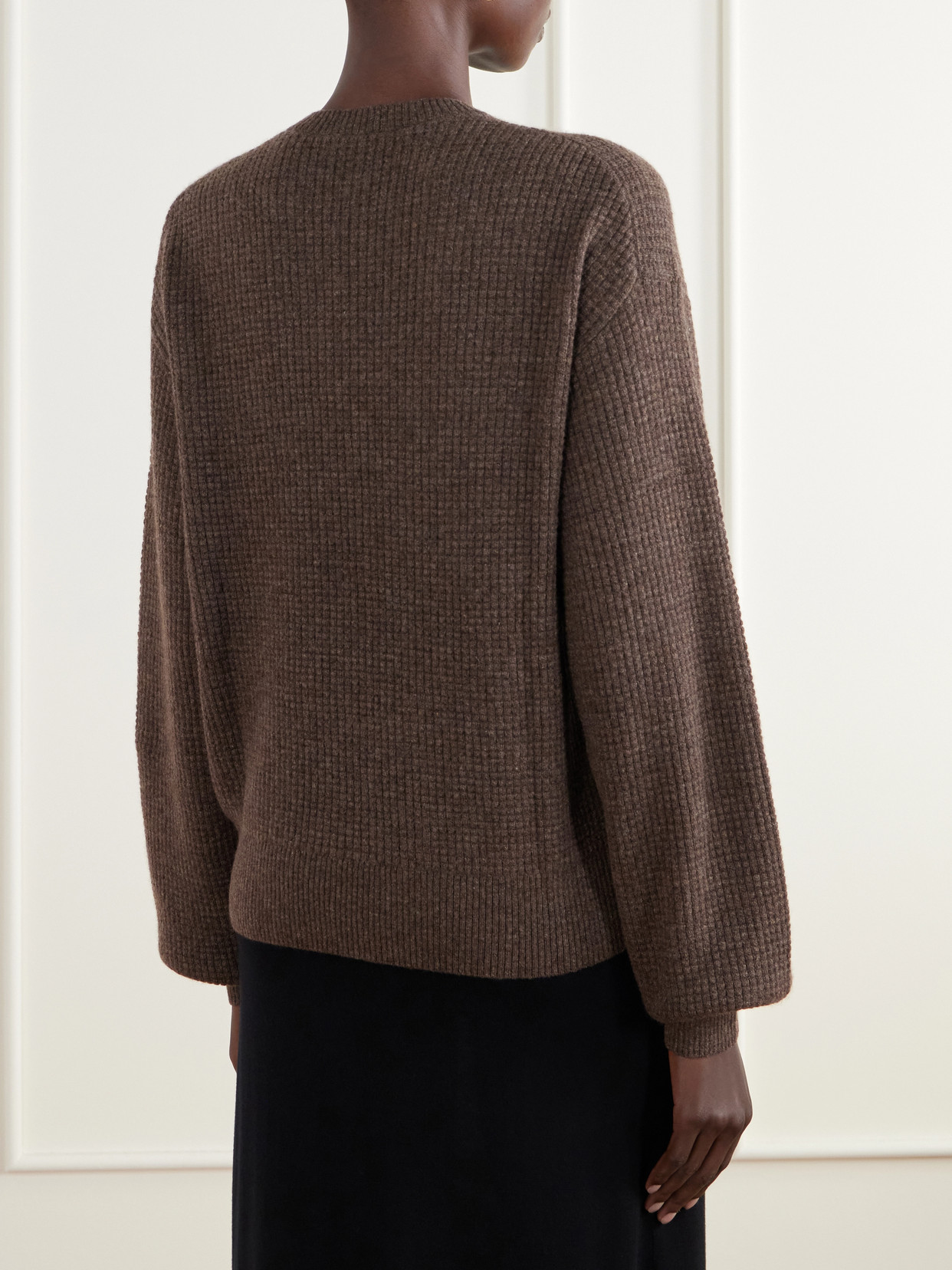 Éterne - Brock Waffle-Knit Cashmere Sweater