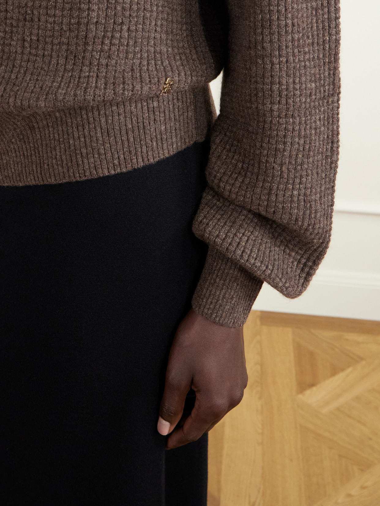 Éterne - Brock Waffle-Knit Cashmere Sweater