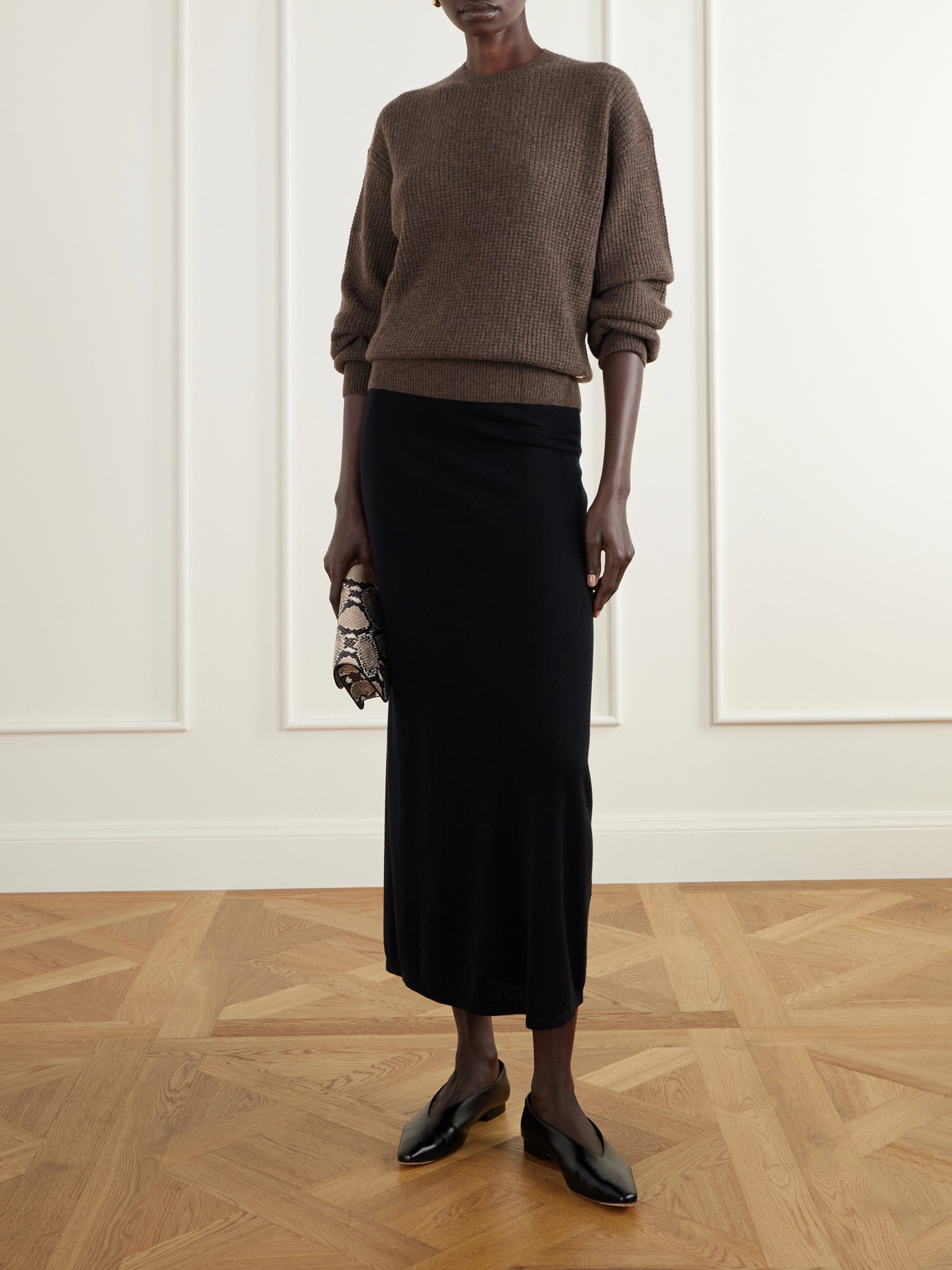 Éterne - Brock Waffle-Knit Cashmere Sweater