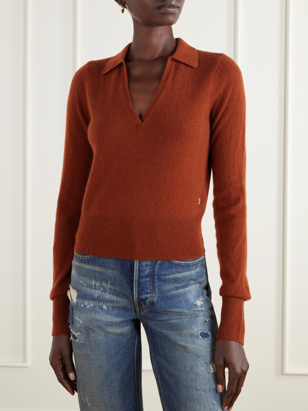 Éterne - Vance Cashmere Polo Sweater