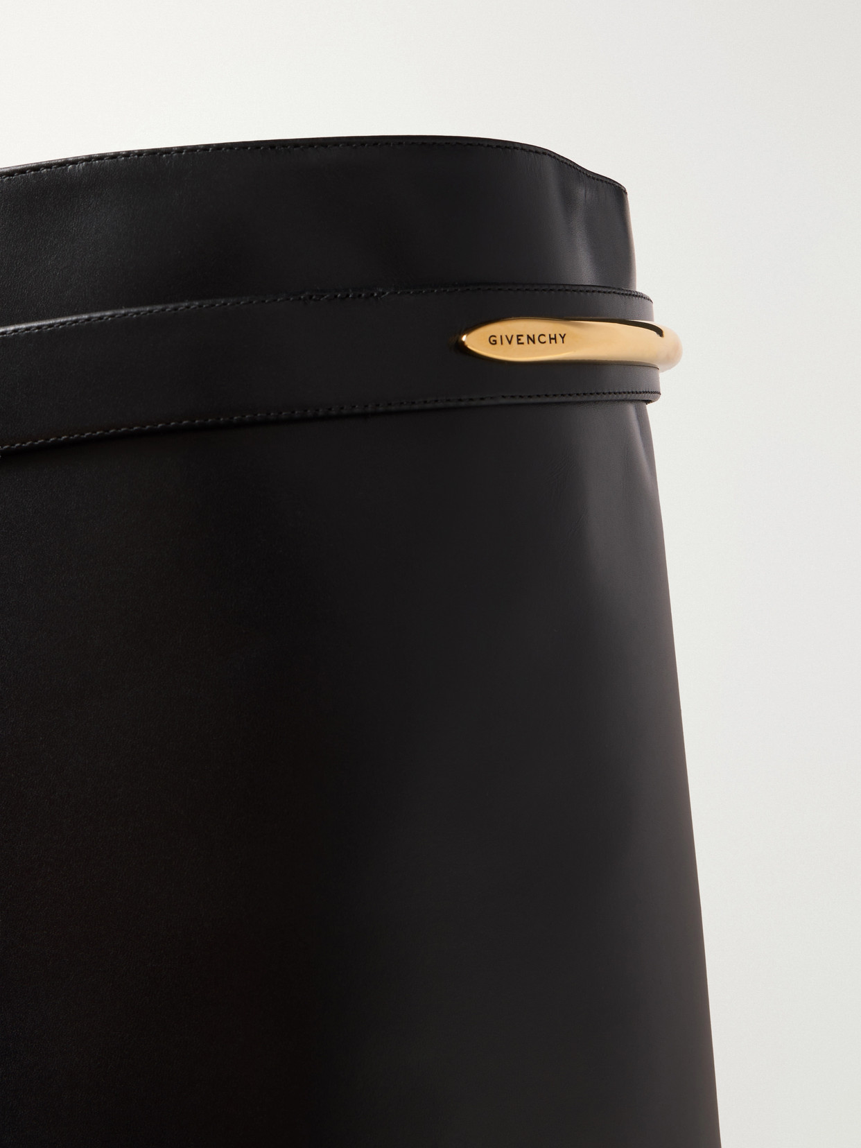 Shark Pinch Leather Over-The-Knee Boots