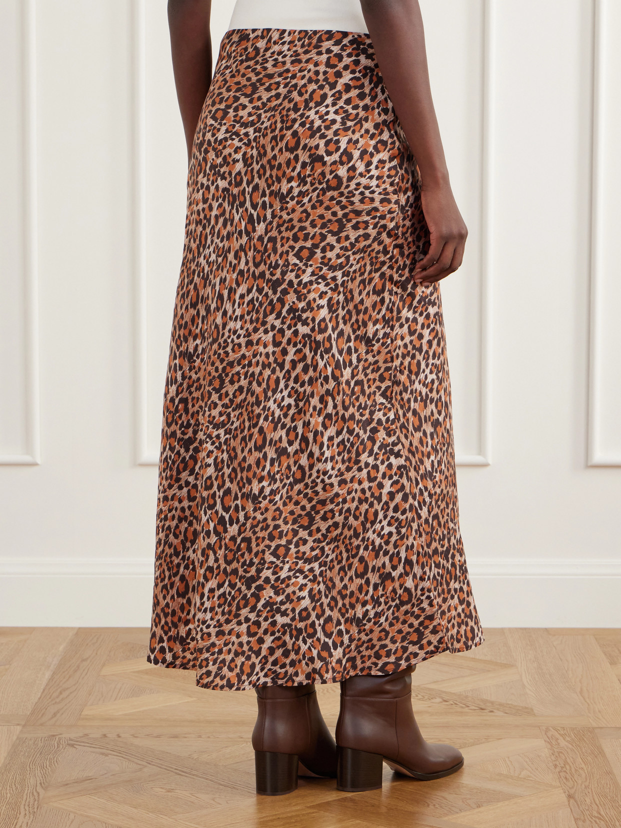 Lyra Leopard-Print Silk-Crepe De Chine Maxi