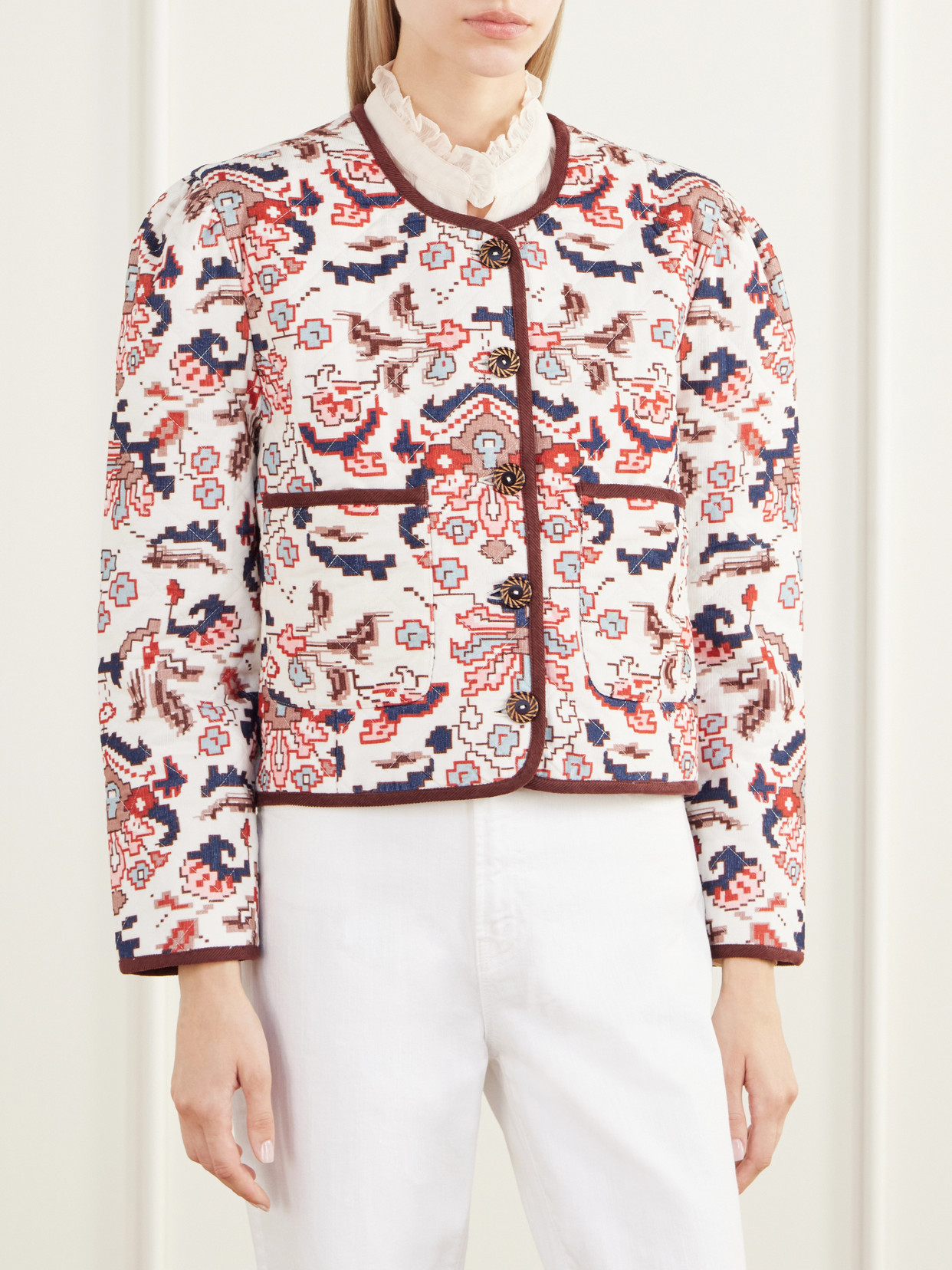Dorian Jacquard Cotton-Corduroy Jacket