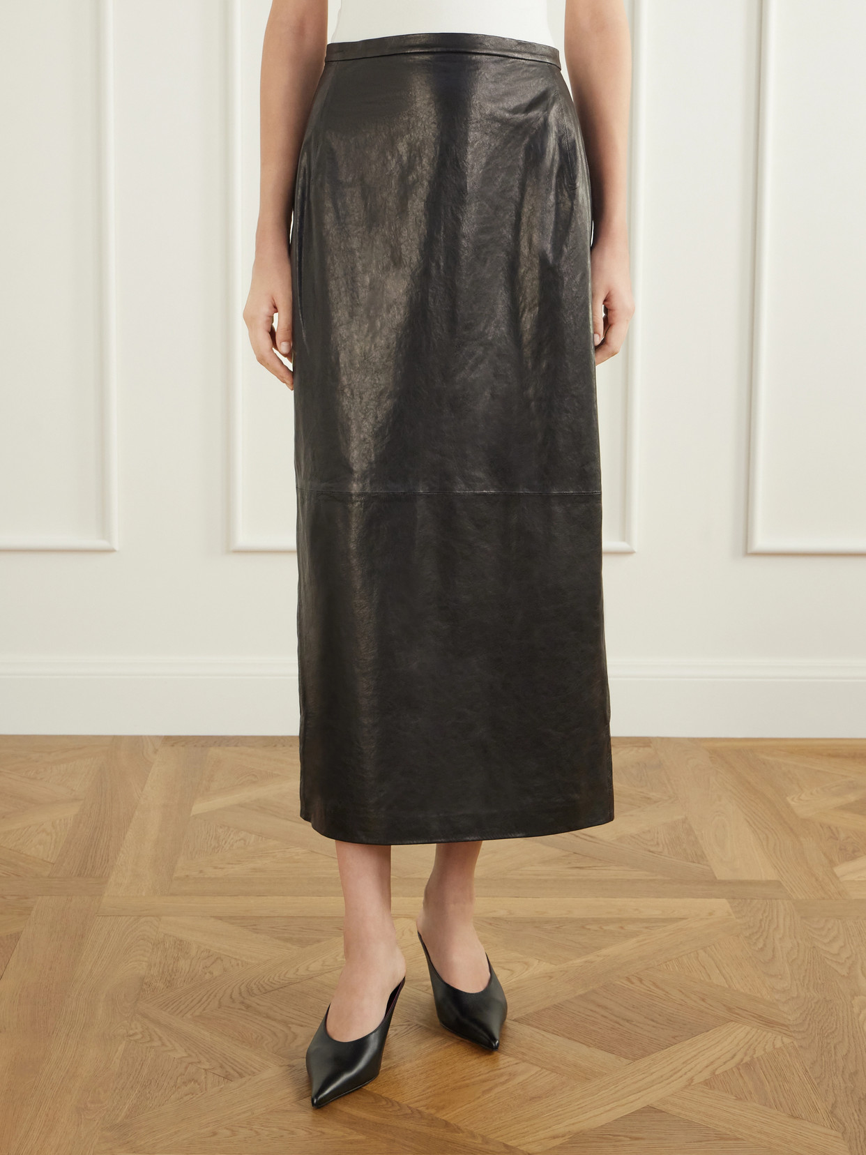 Leather Midi