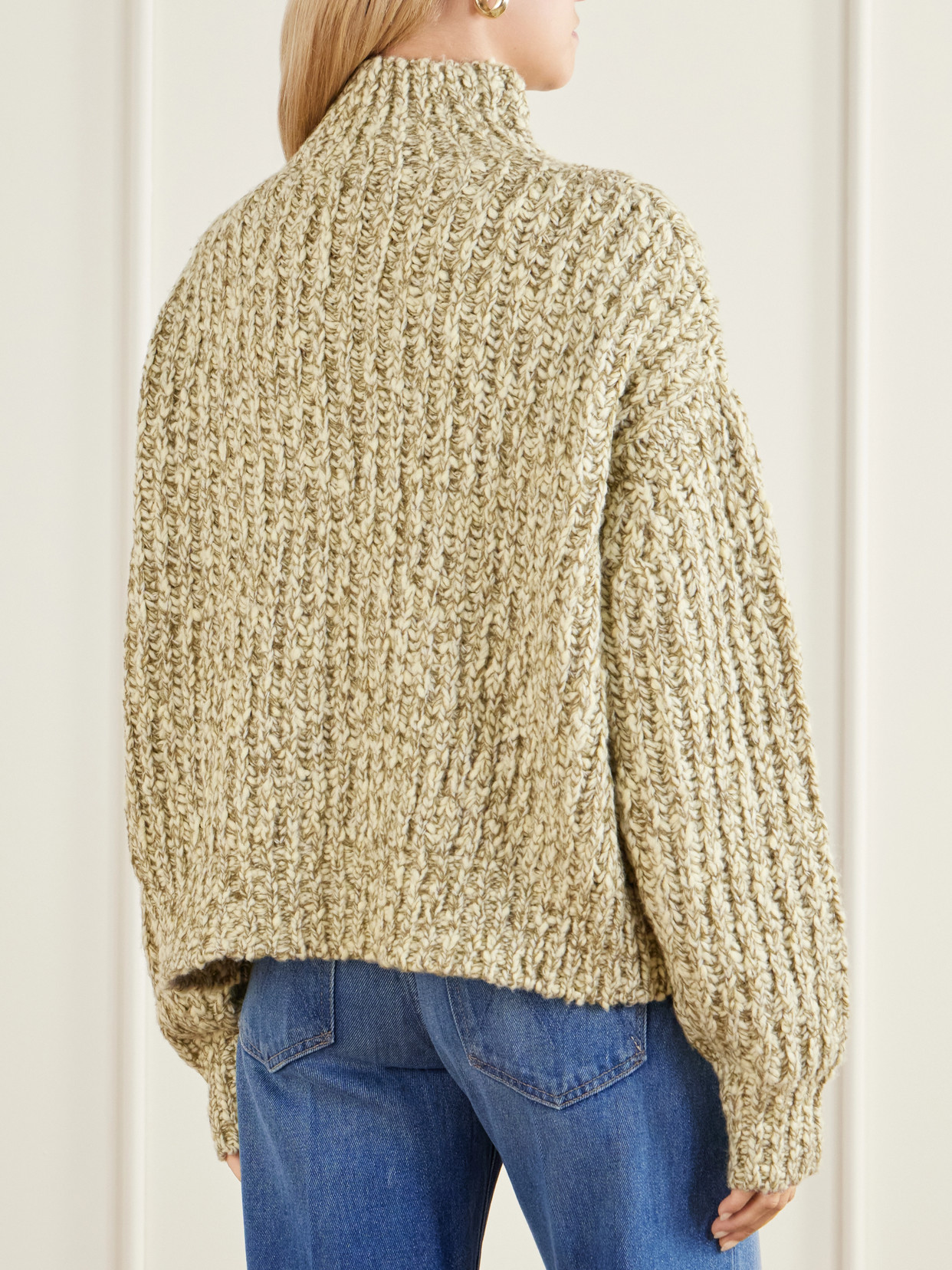 Albie Ribbed-Knit Turtleneck Sweater