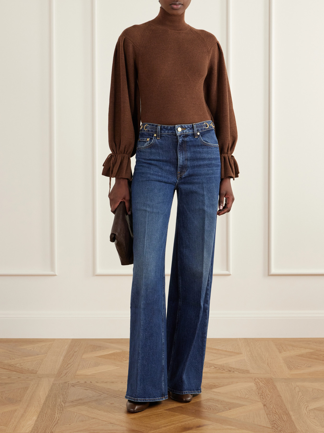 The Stretch Valory Flare High-Rise Jeans