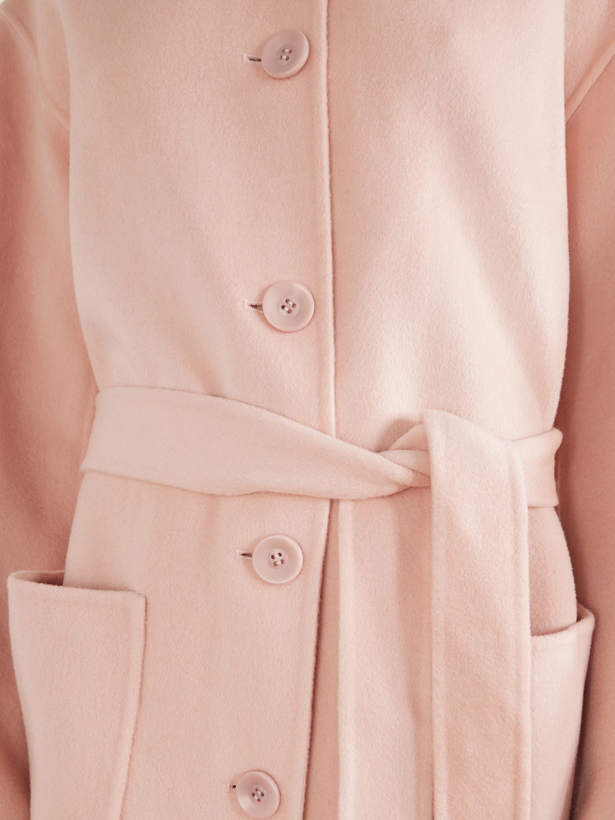 Fernanda Belted Felted Wool And Cashmere-Blend Coat
