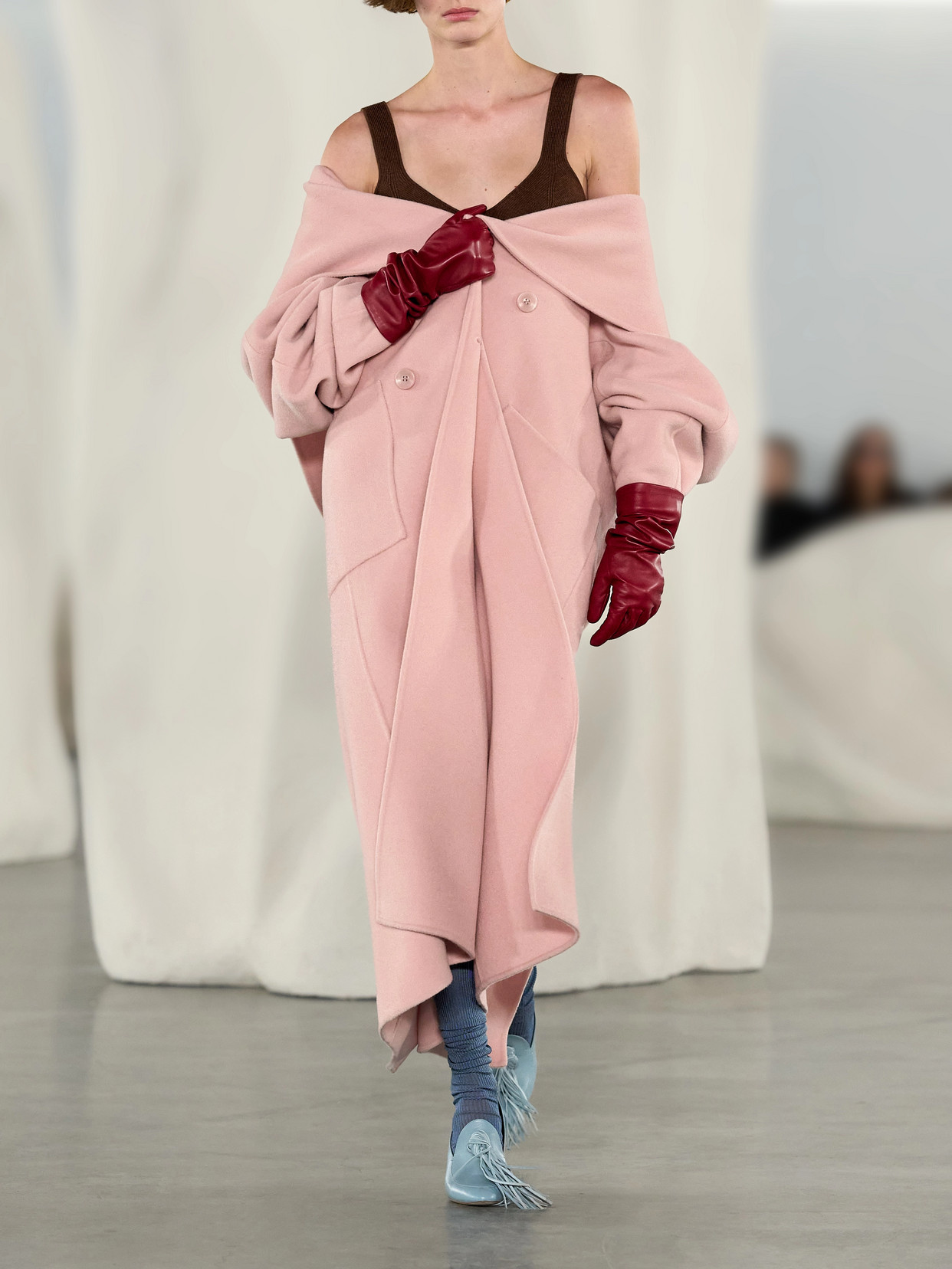 Fernanda Belted Felted Wool And Cashmere-Blend Coat