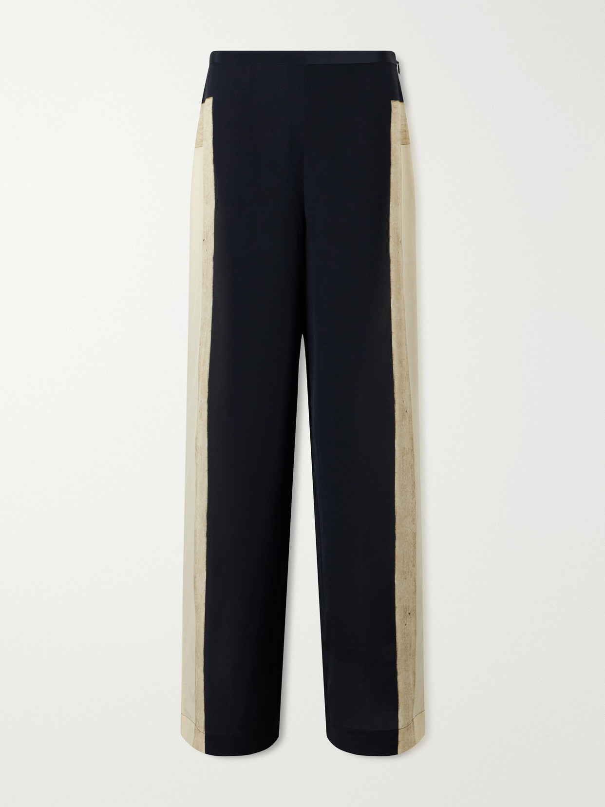 Sir Sona Silk Crepe De Chine Wide-leg Pants In Neutrals