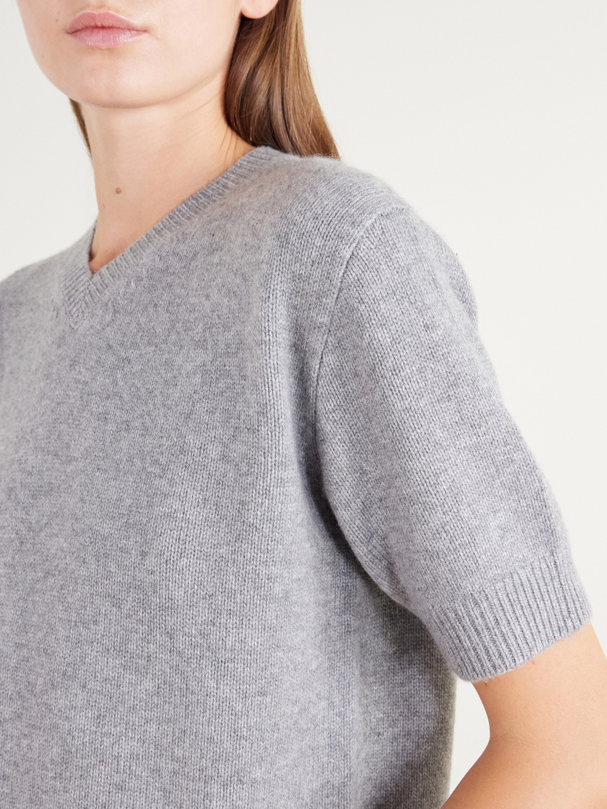Cropped Cashmere Sweater