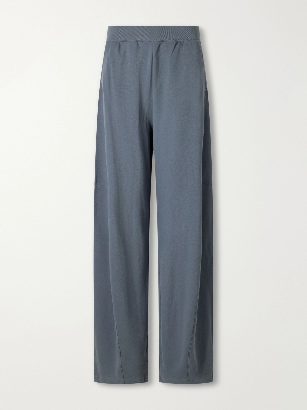 winslow cotton jersey wide leg track pants