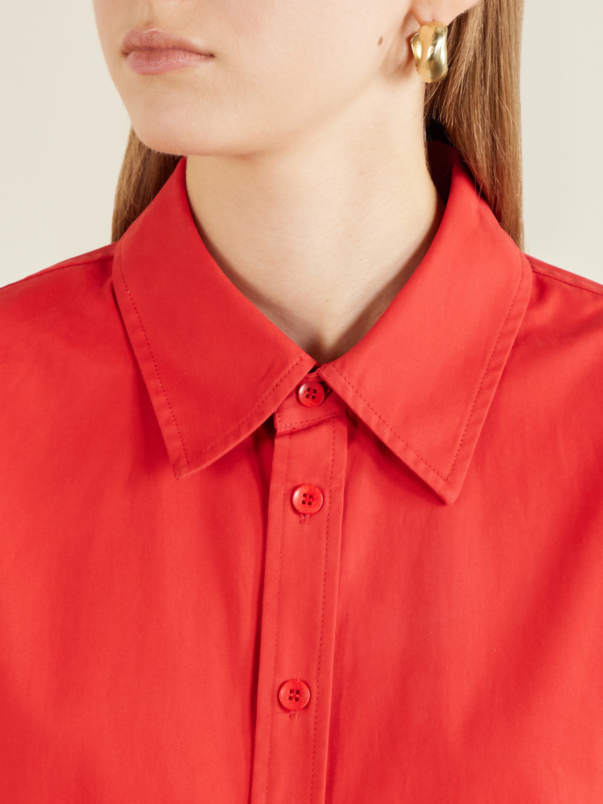 Easy Cotton-Twill Gabardine Shirt