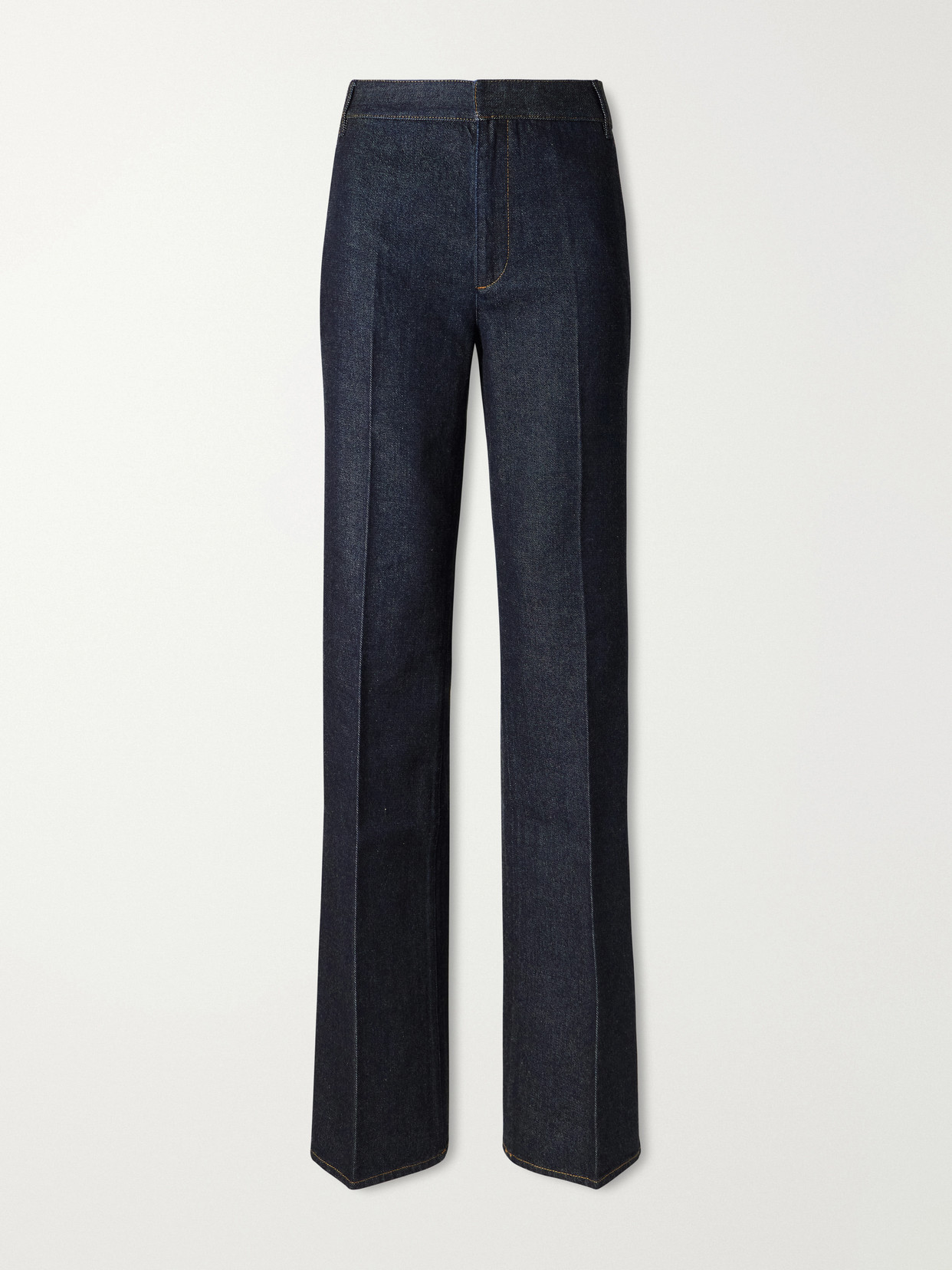 Tibi Straight-leg Jeans In Blue