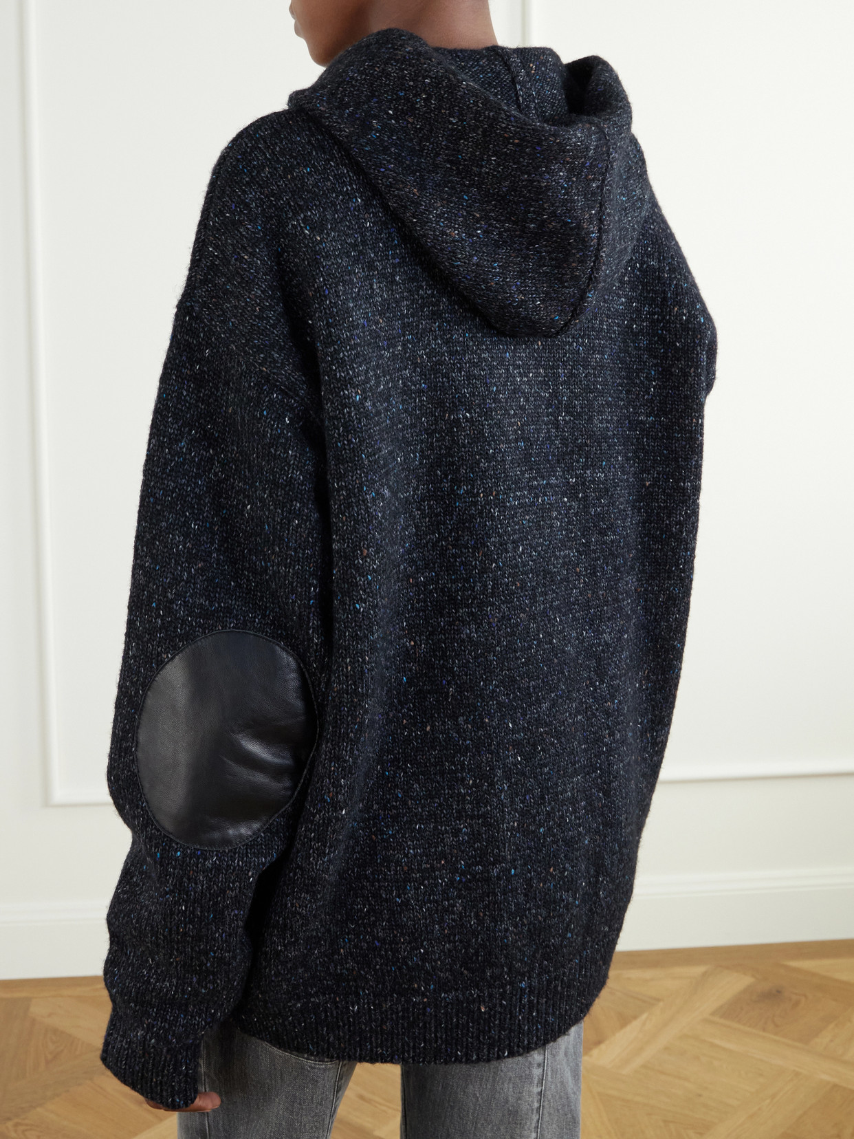 Hooded Wool-Blend Tweed Jacket