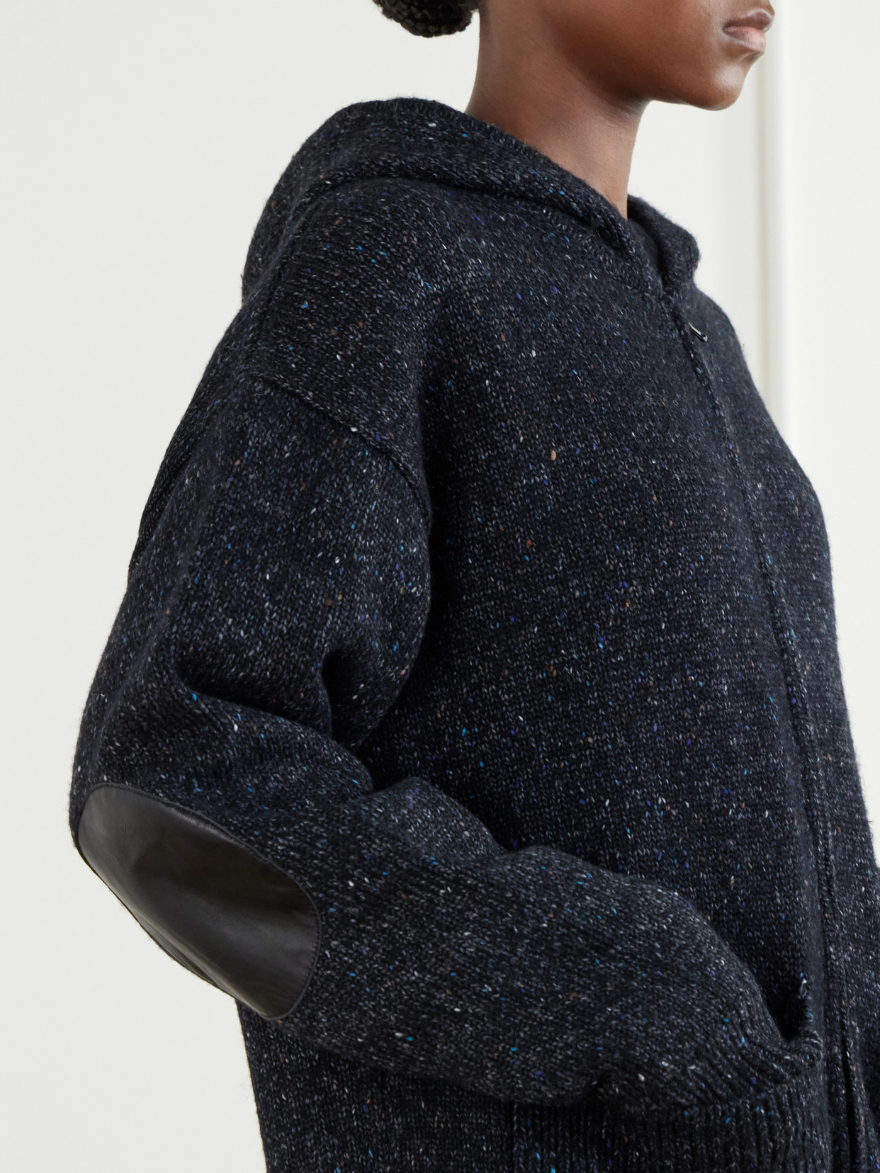 Hooded Wool-Blend Tweed Jacket