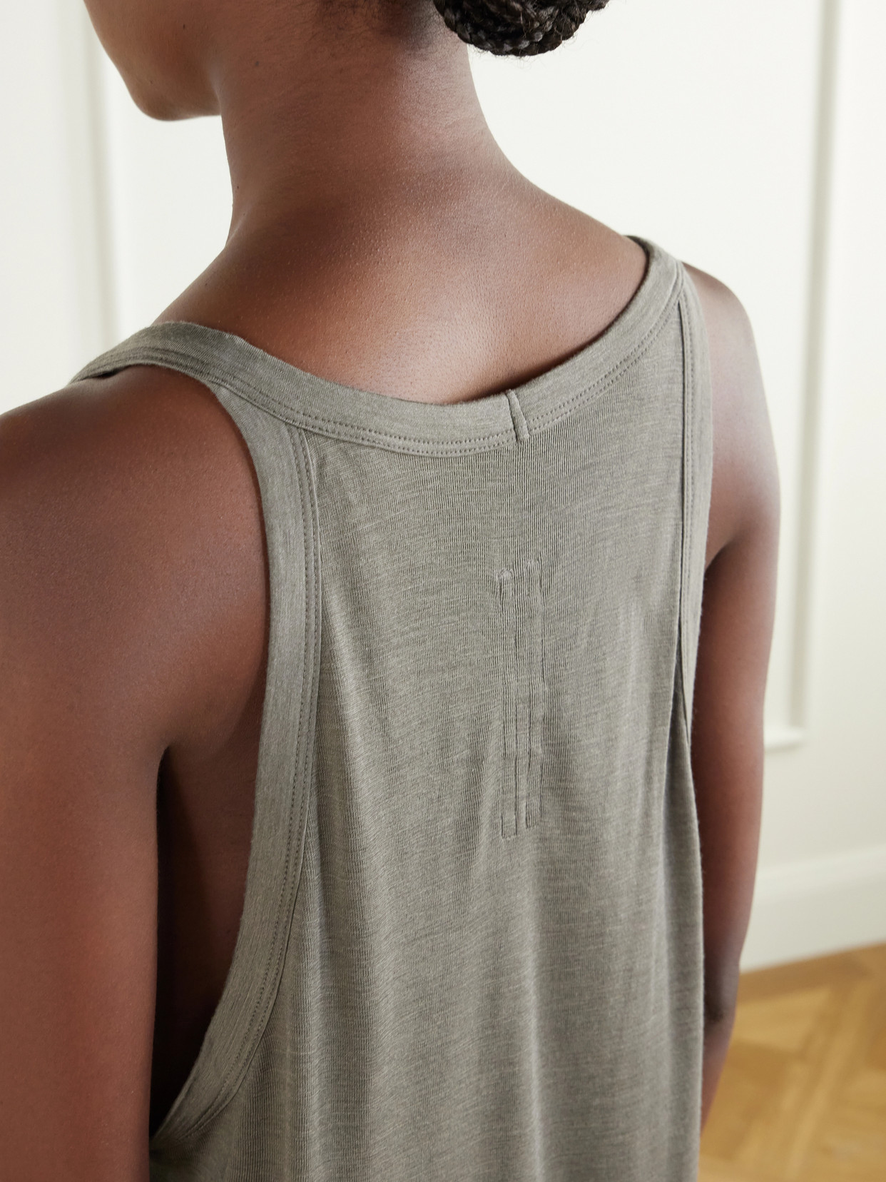 Gigi Wool And Silk-Blend Jersey Tank