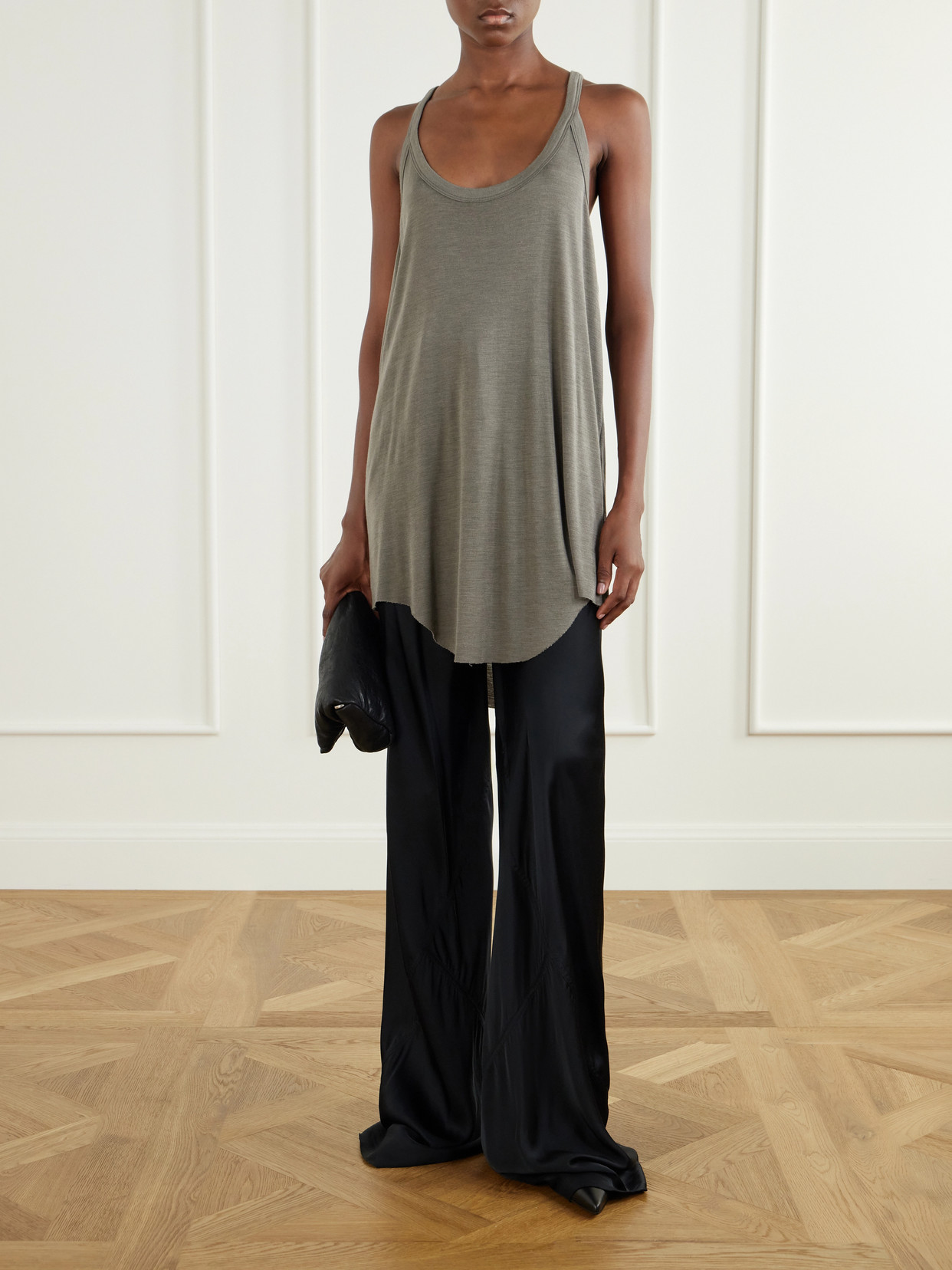 Gigi Wool And Silk-Blend Jersey Tank