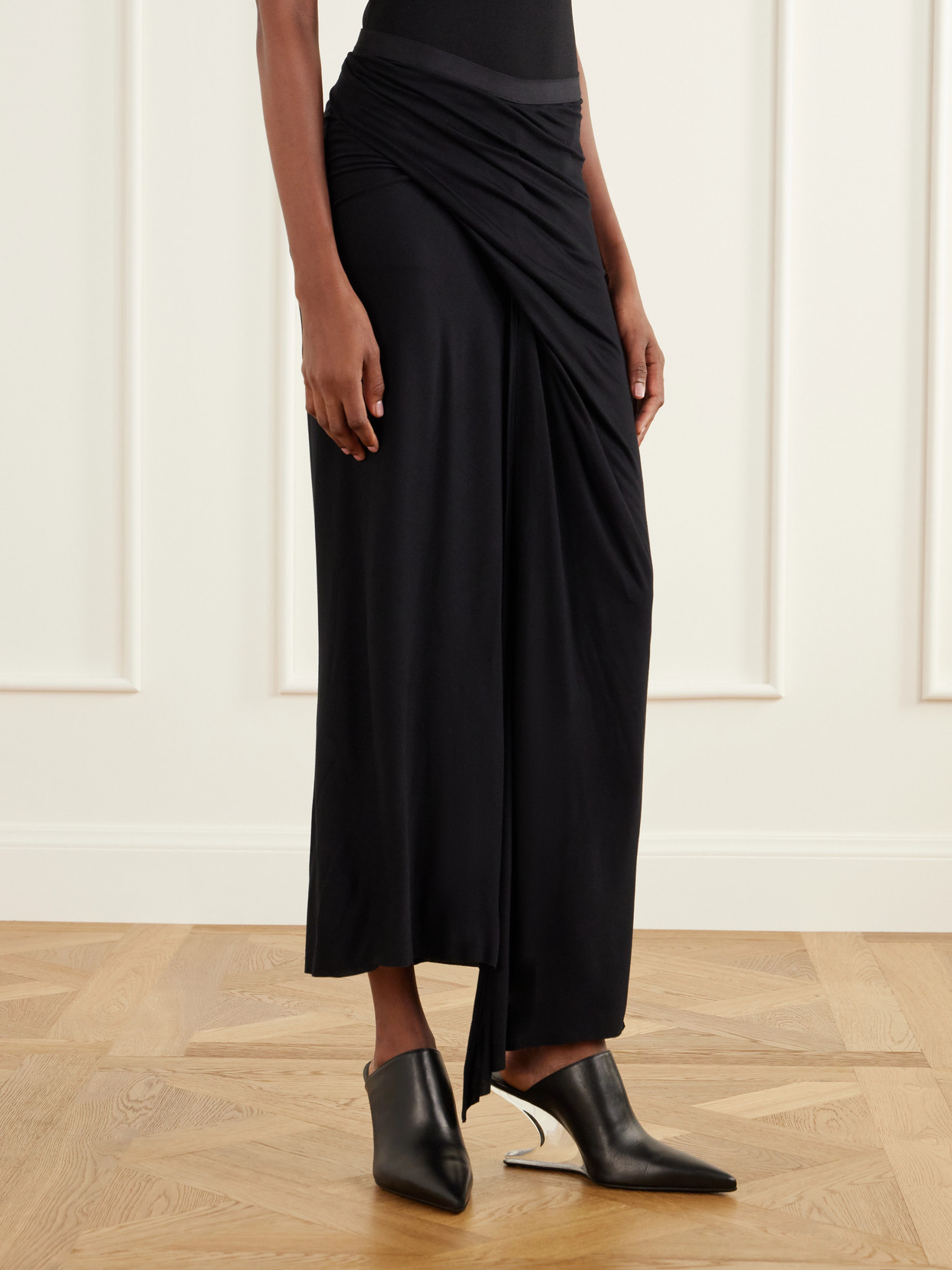Anthem Draped Jersey Midi