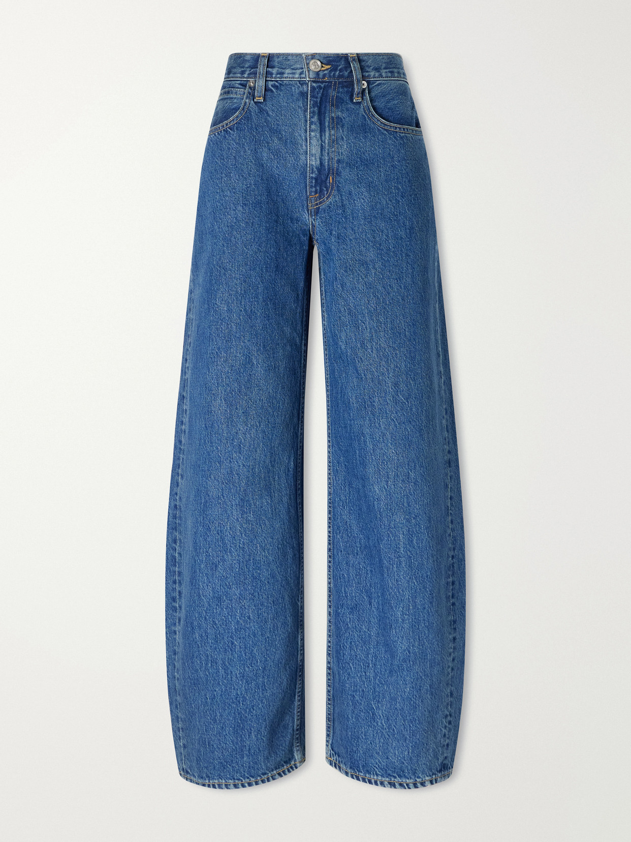 Slvrlake Estelle High-rise Wide-leg Jeans In Blue
