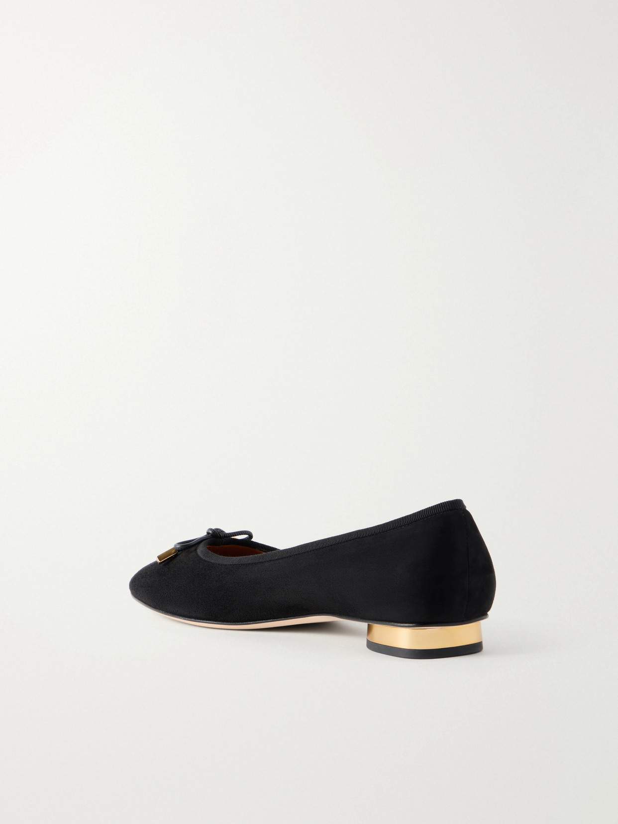 Suede Ballerina Flats