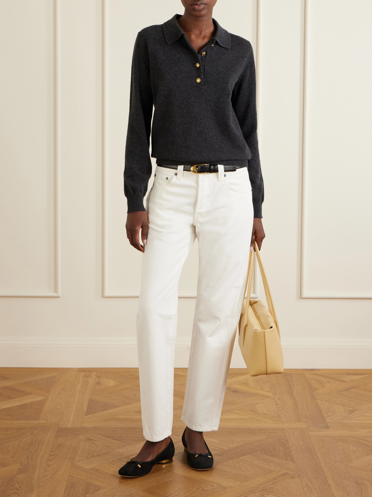 Suede Ballerina Flats