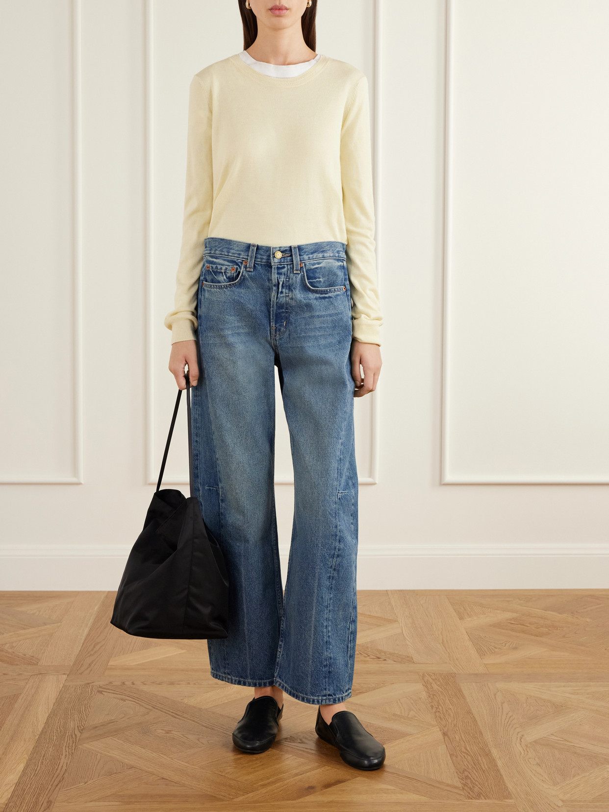 Slim Lasso High-Rise Wide- Leg