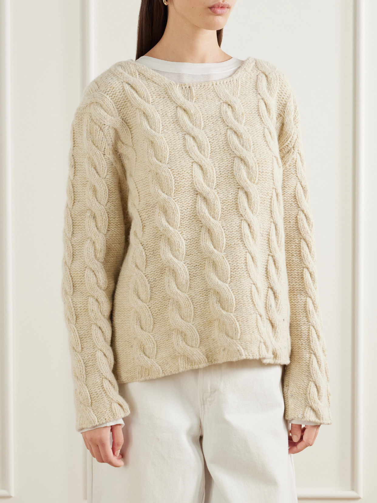 Cable-Knit Sweater
