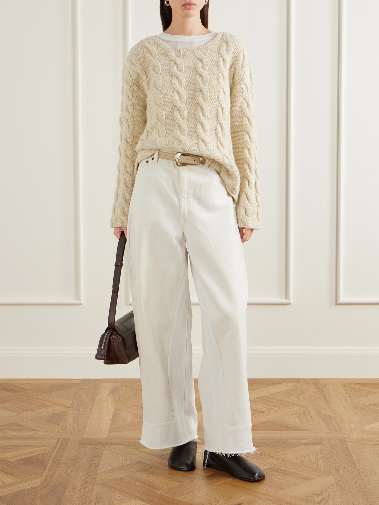 Cable-Knit Sweater