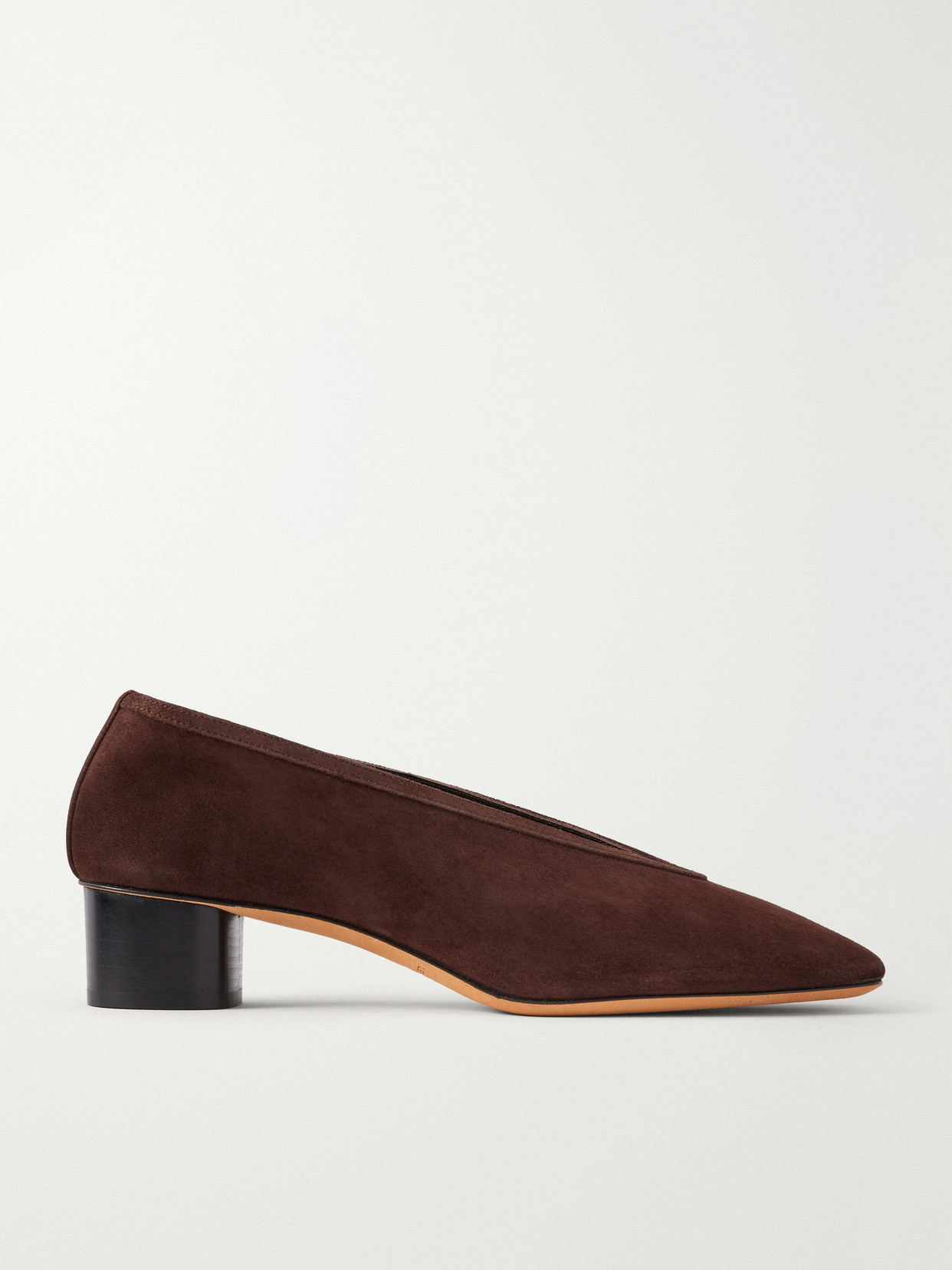 Le Monde Beryl Luna Suede Pumps In Brown