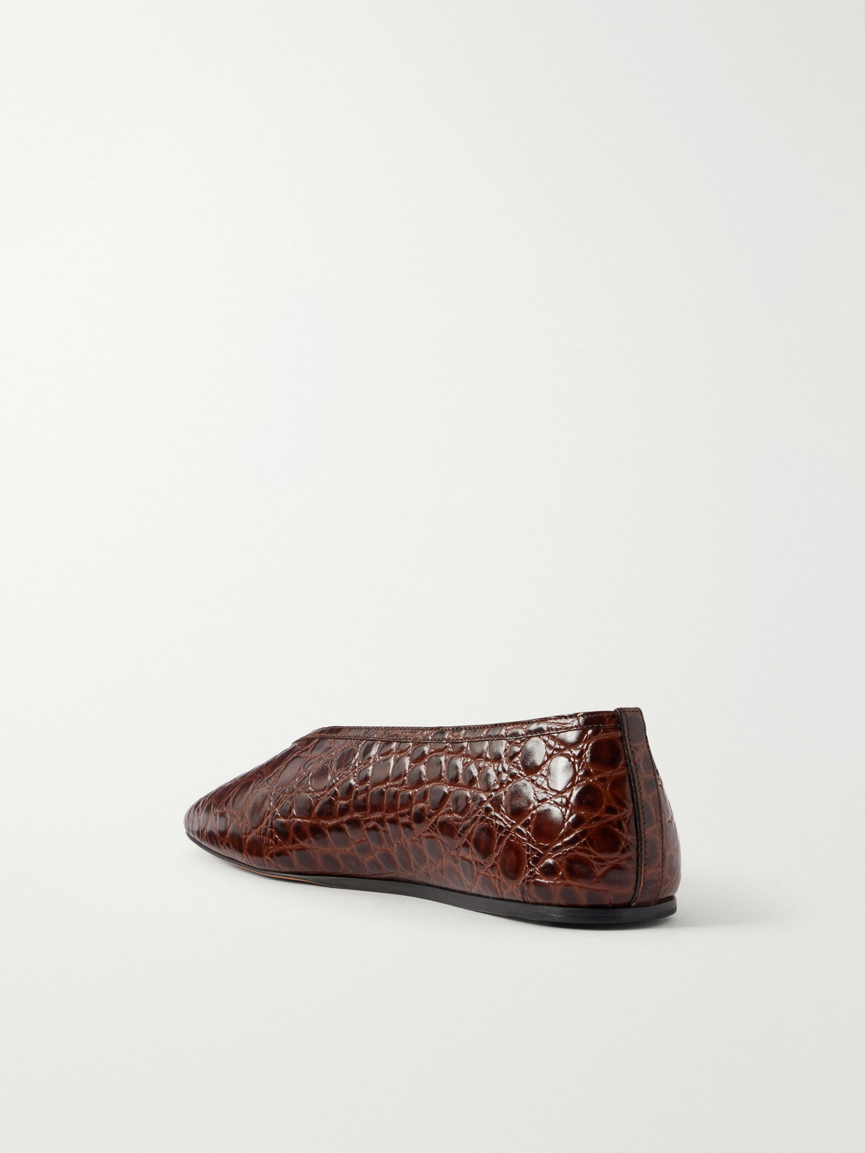 Le Monde Béryl - Luna Croc-Effect Flats