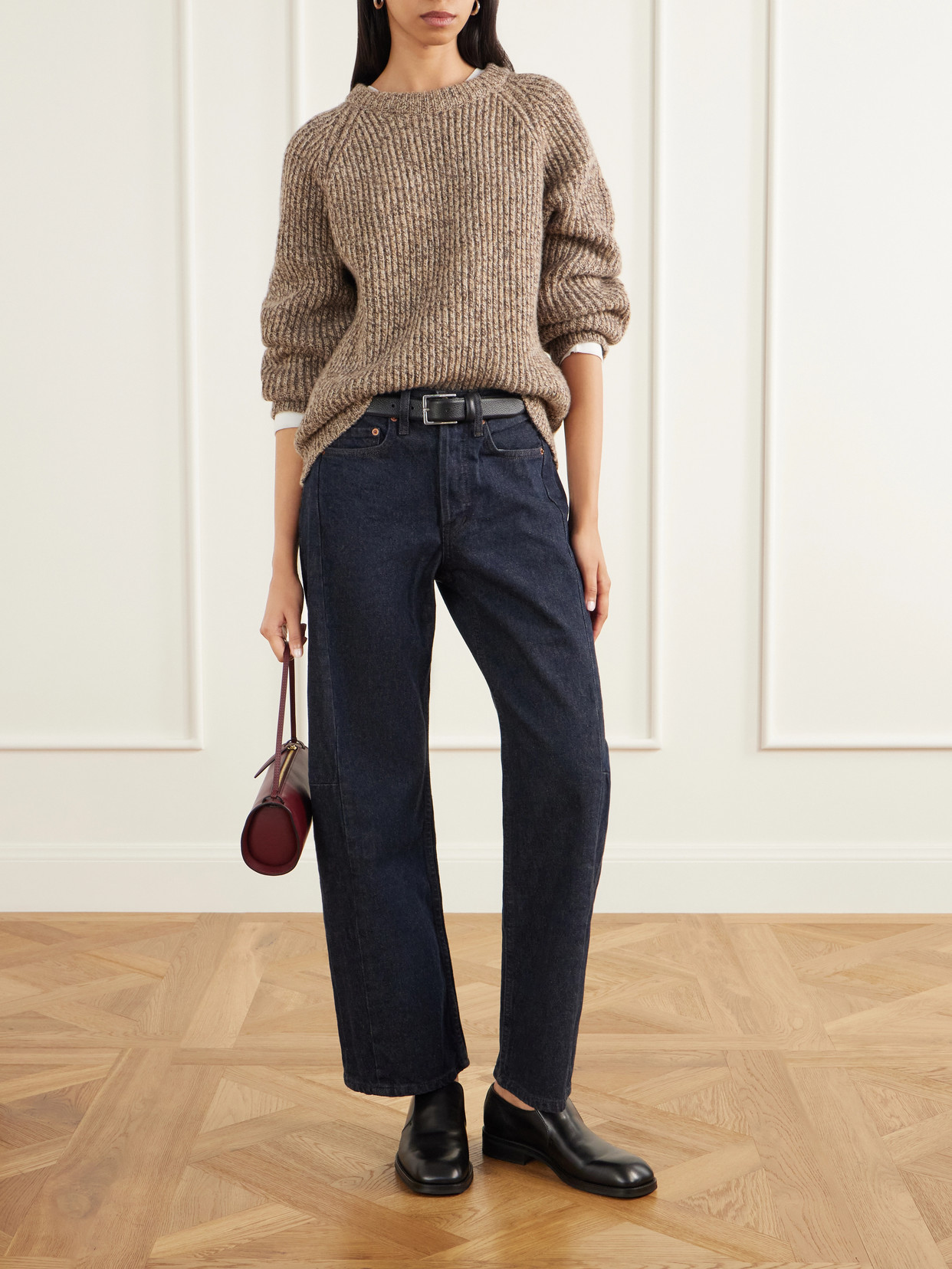 Slim Lasso High-Rise Wide- Leg
