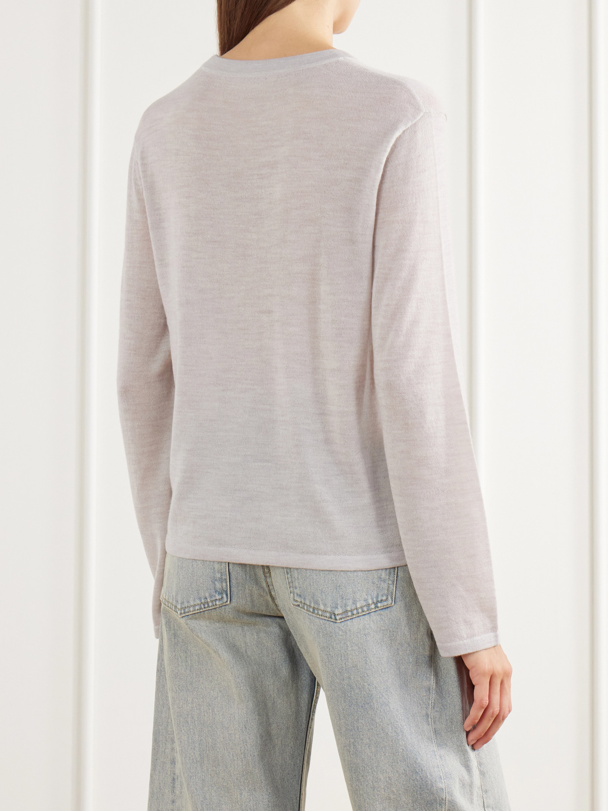 B Sides Merino Wool T-shirt In Neutral