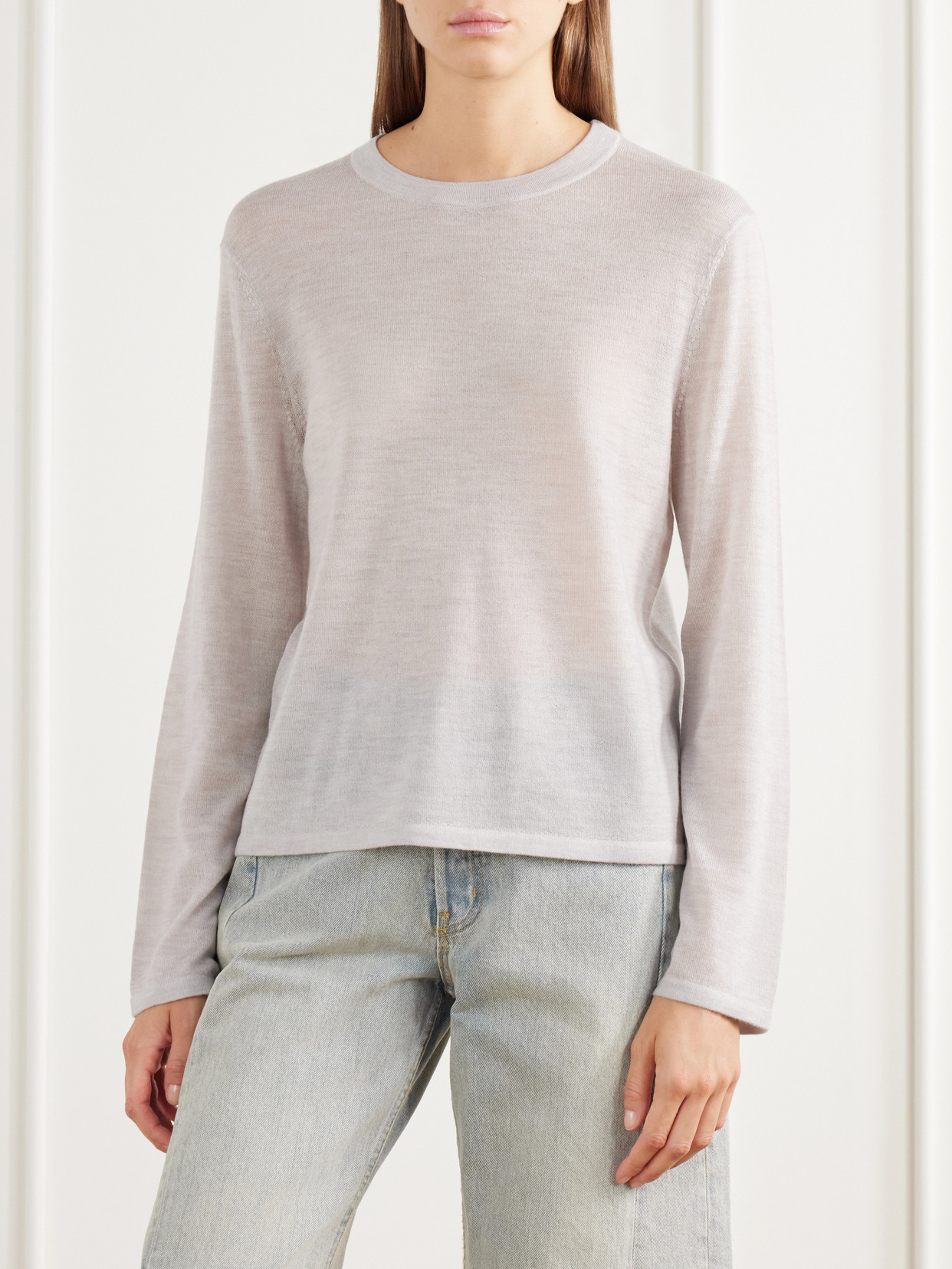 B Sides Merino Wool T-shirt In Neutral