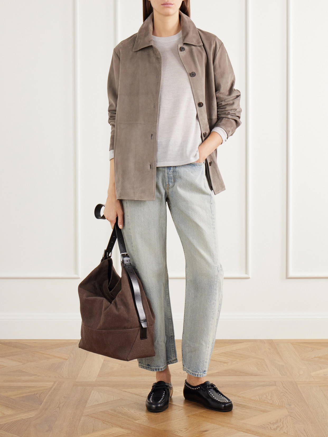 B Sides Merino Wool T-shirt In Neutral