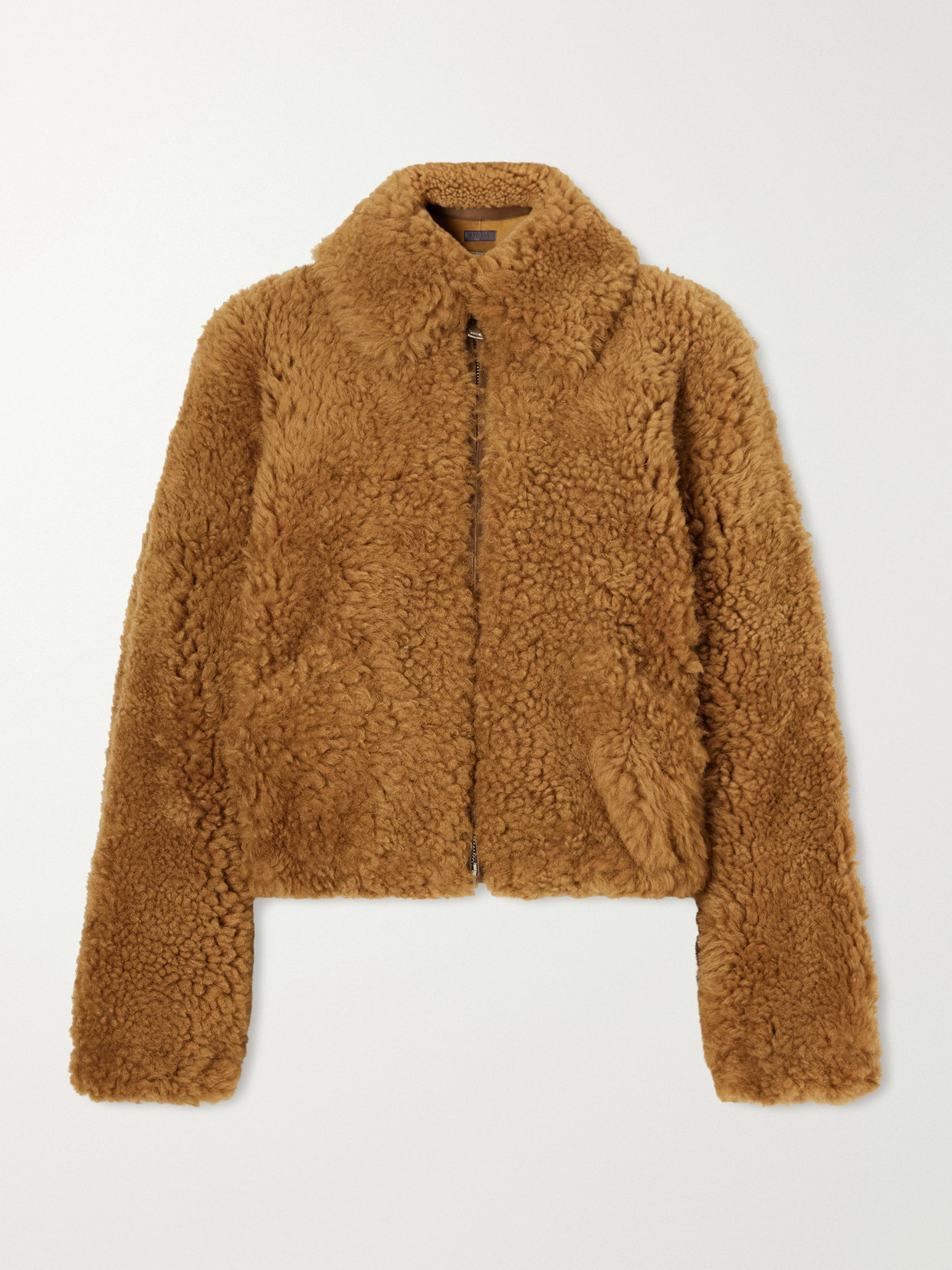 Stouls Sidi Shearling Jacket In Brown