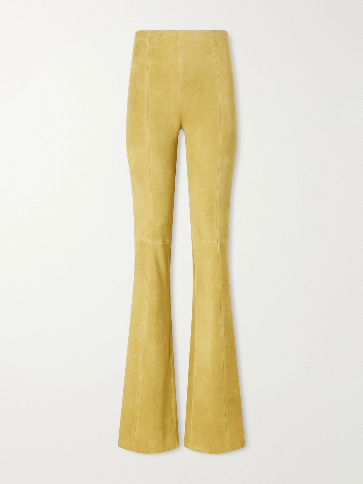Gégé suede flared pants