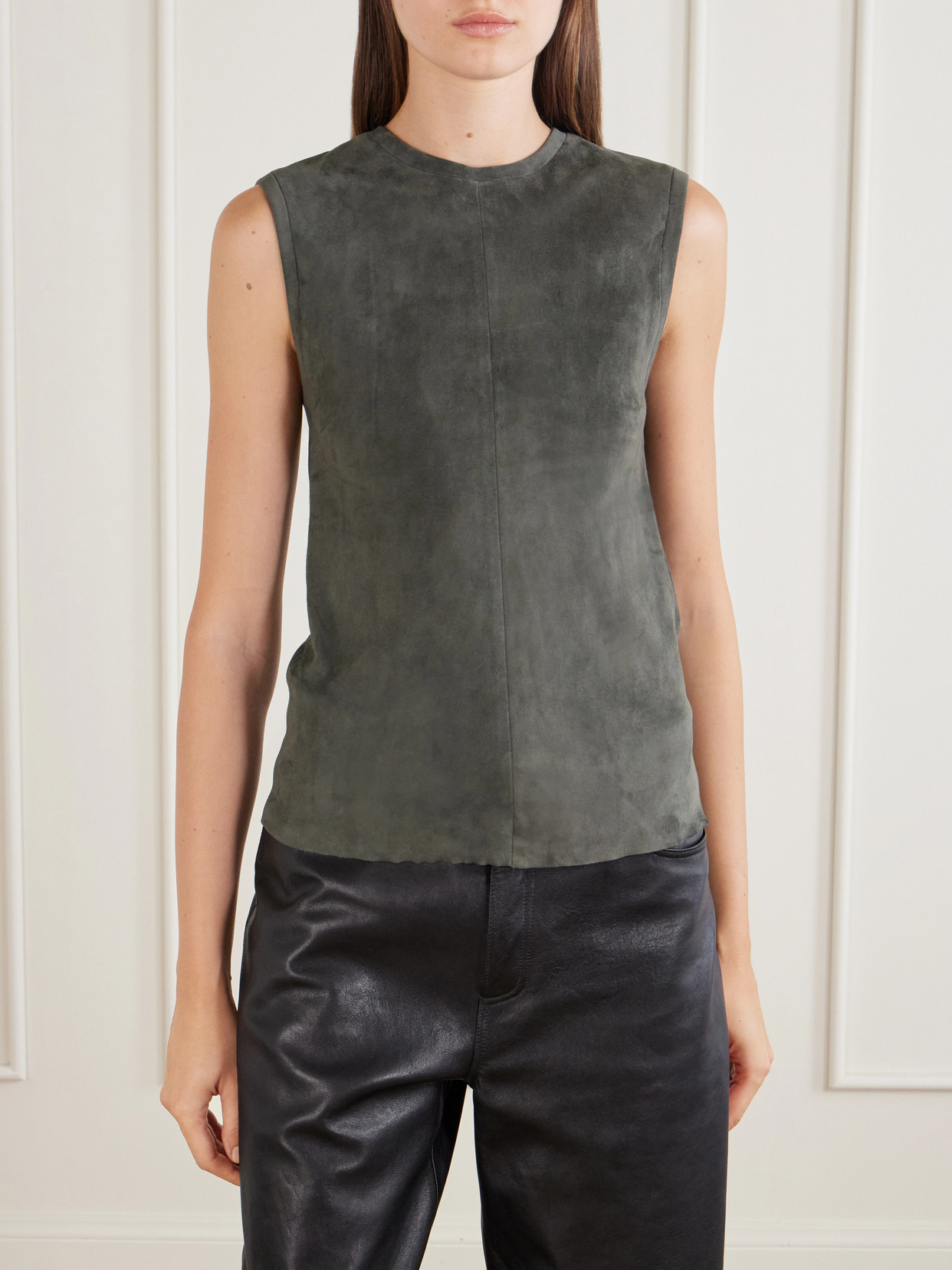 Miuccia Suede Tank