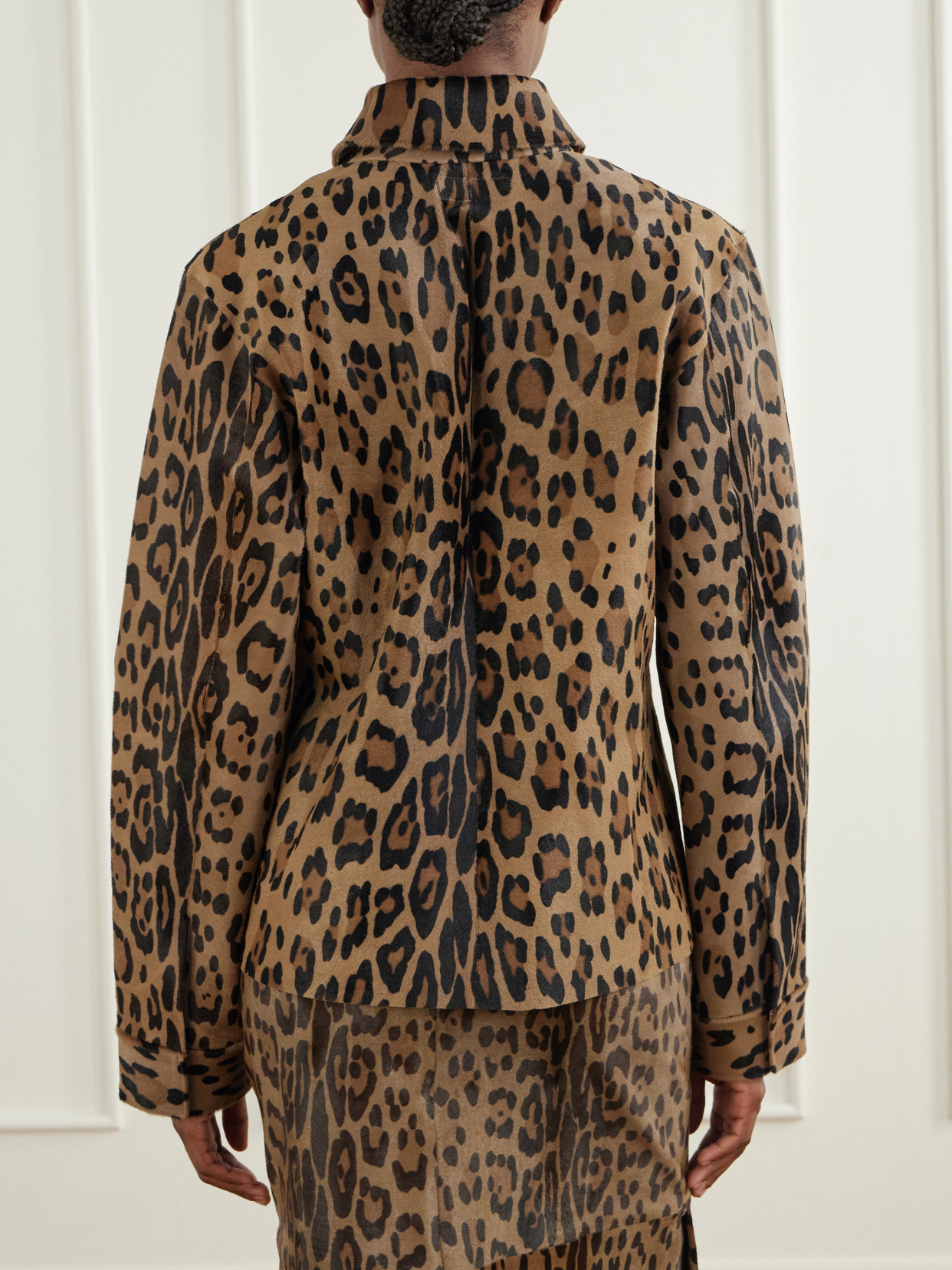 Huston Leopard-Print Jacket