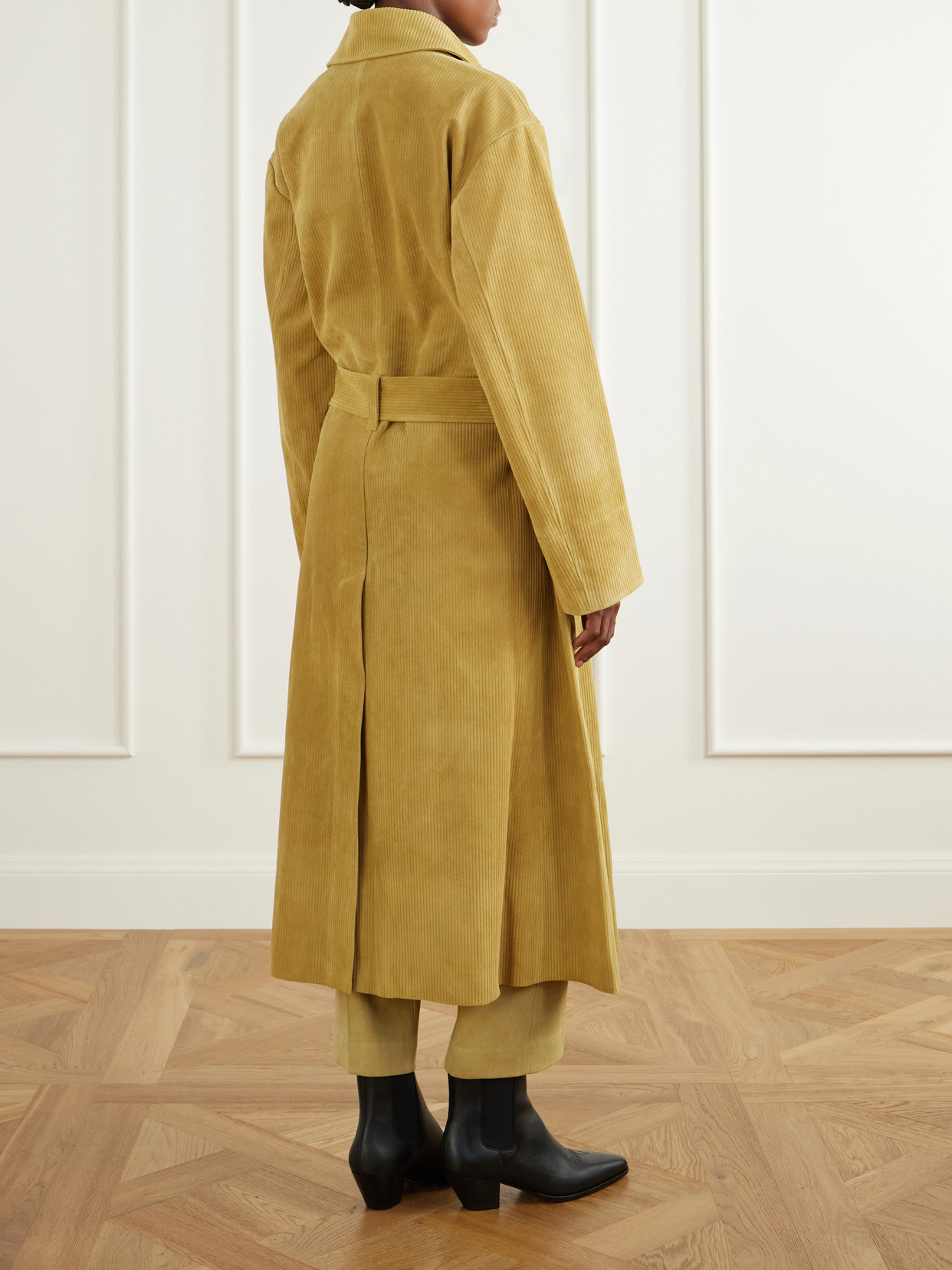 Wyatt Belted Corduroy Coat